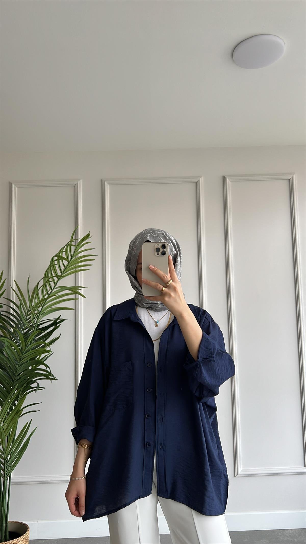Oversize Kesim Gömlek