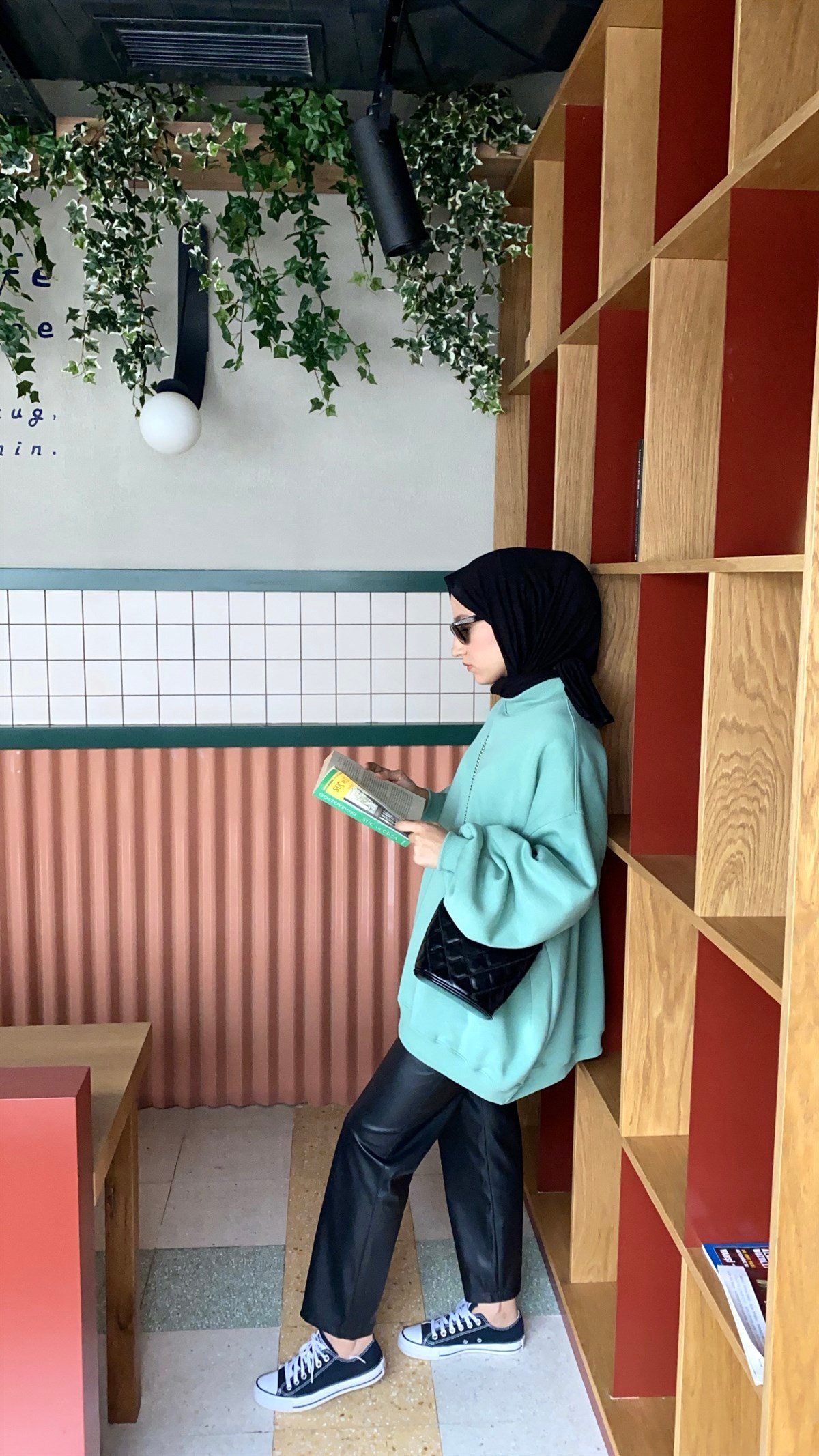 Oversize Melanjlı Mint Sweatshirt
