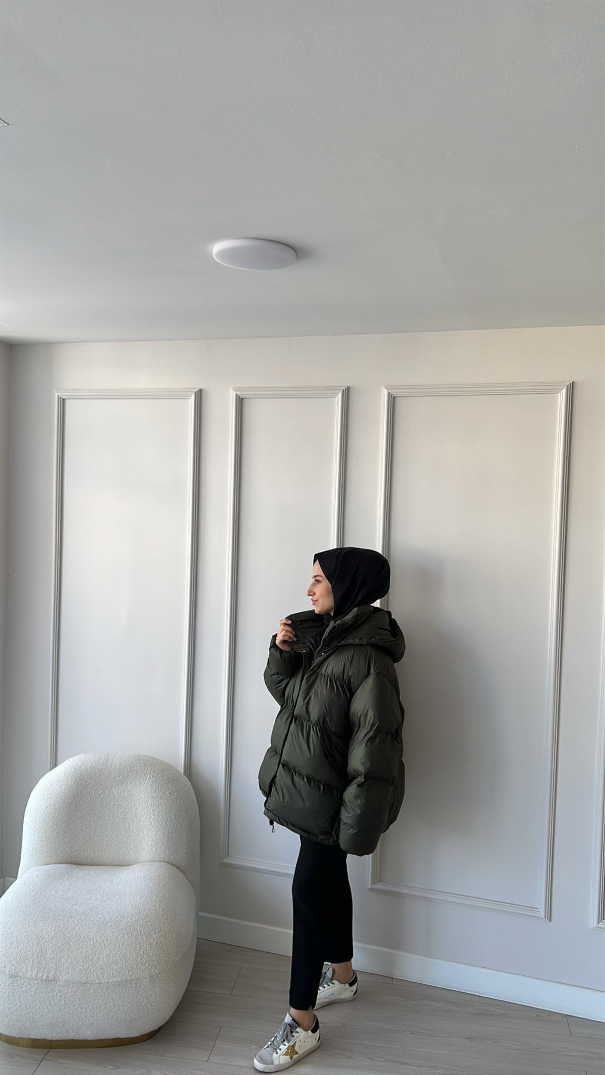 Oversize Şişme Mont 