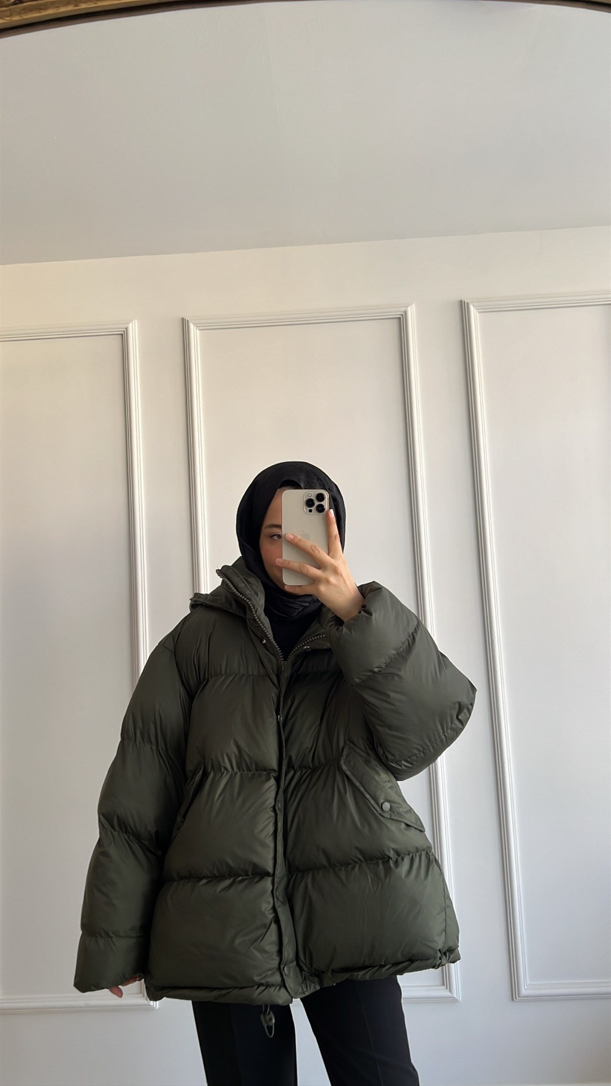Oversize Şişme Mont 