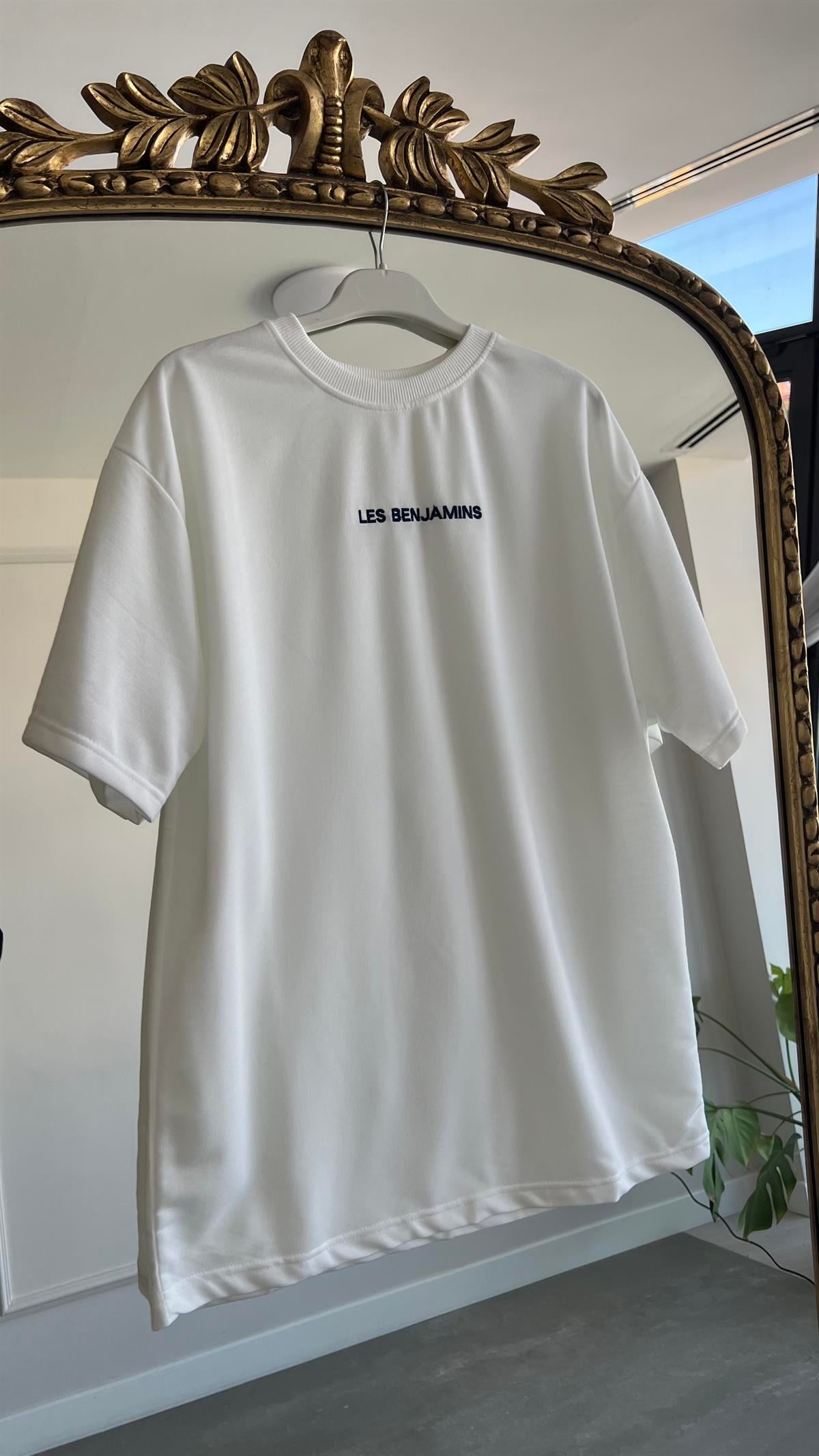 Oversize Tişört-Beyaz