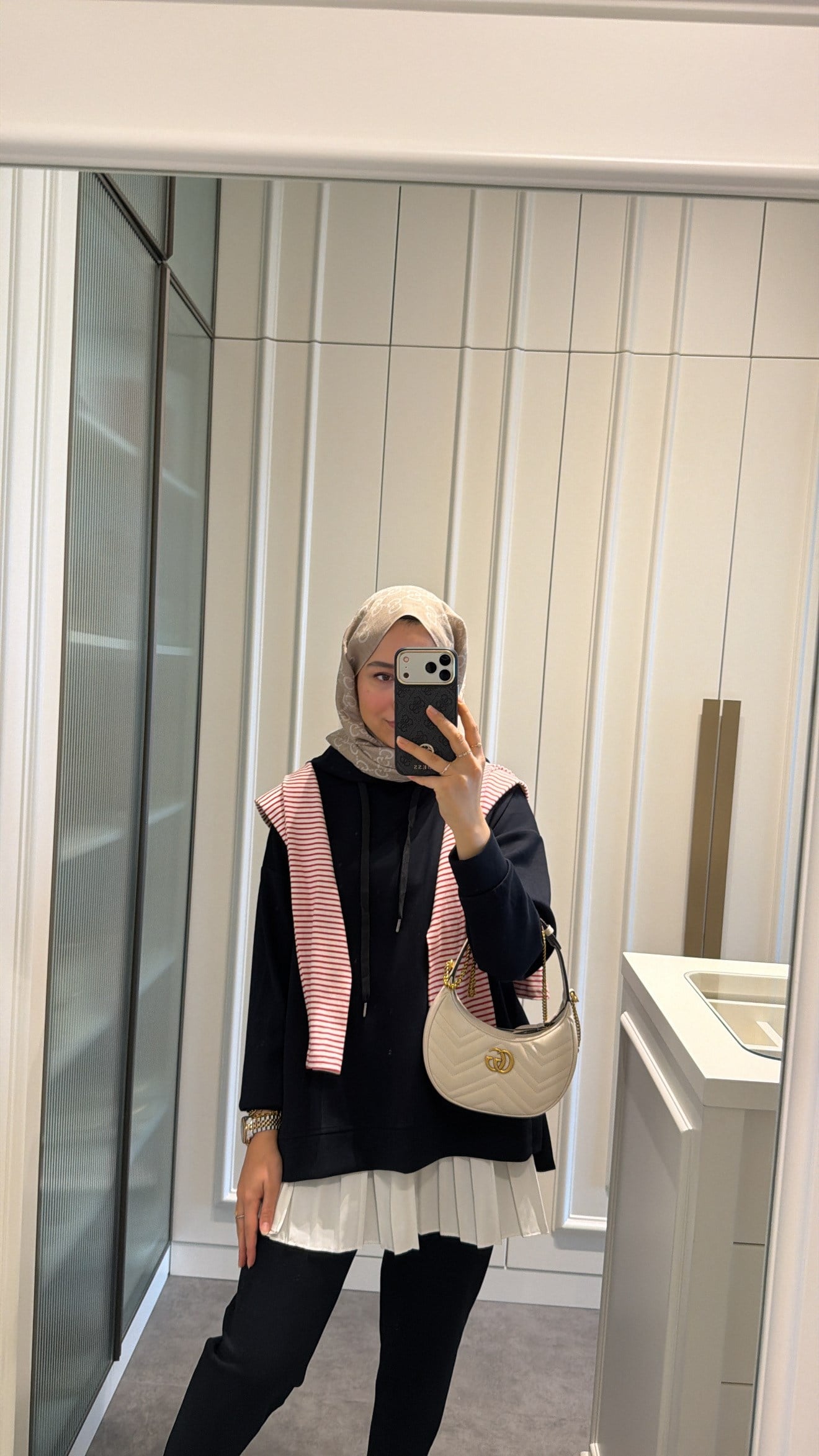 Oysh Kapşonlu Sweat Takım Siyah
