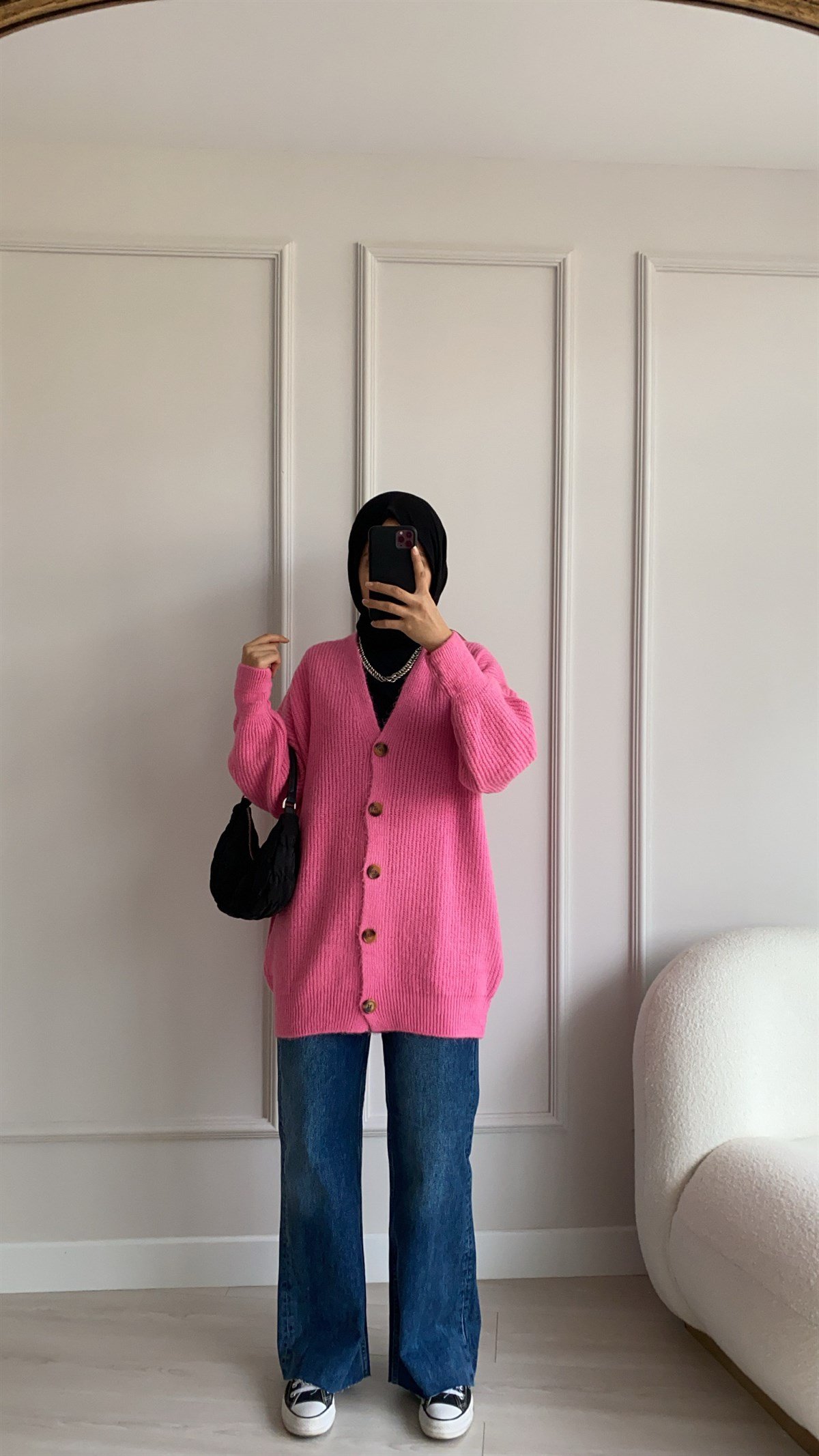 Pembe Triko Hırka