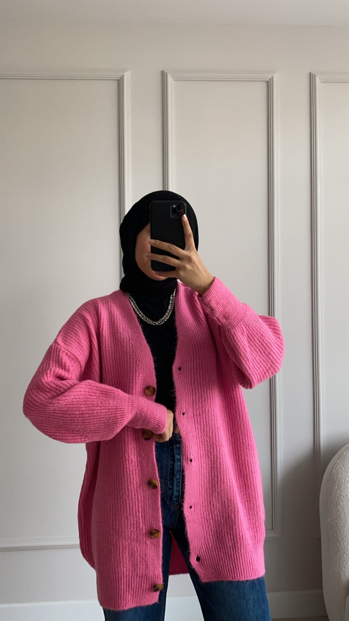 Pembe Triko Hırka