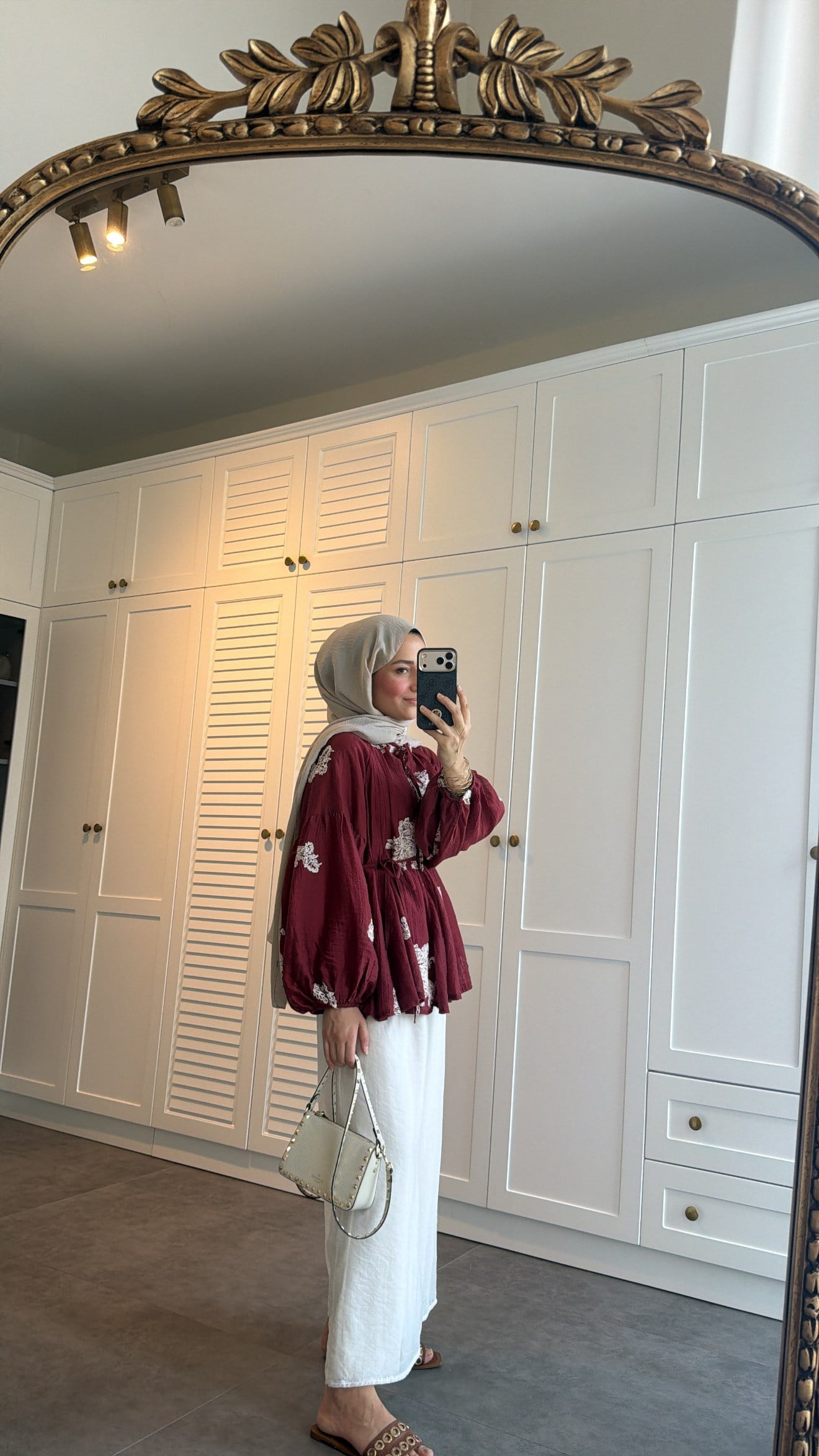 Pera Pantolonlu Takım Bordo