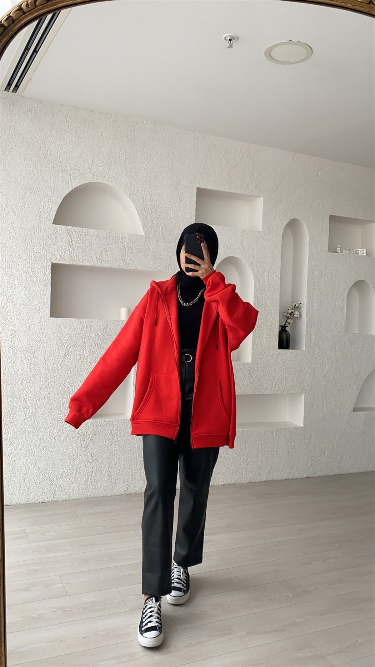 Polarlı Fermuarlı Hırka