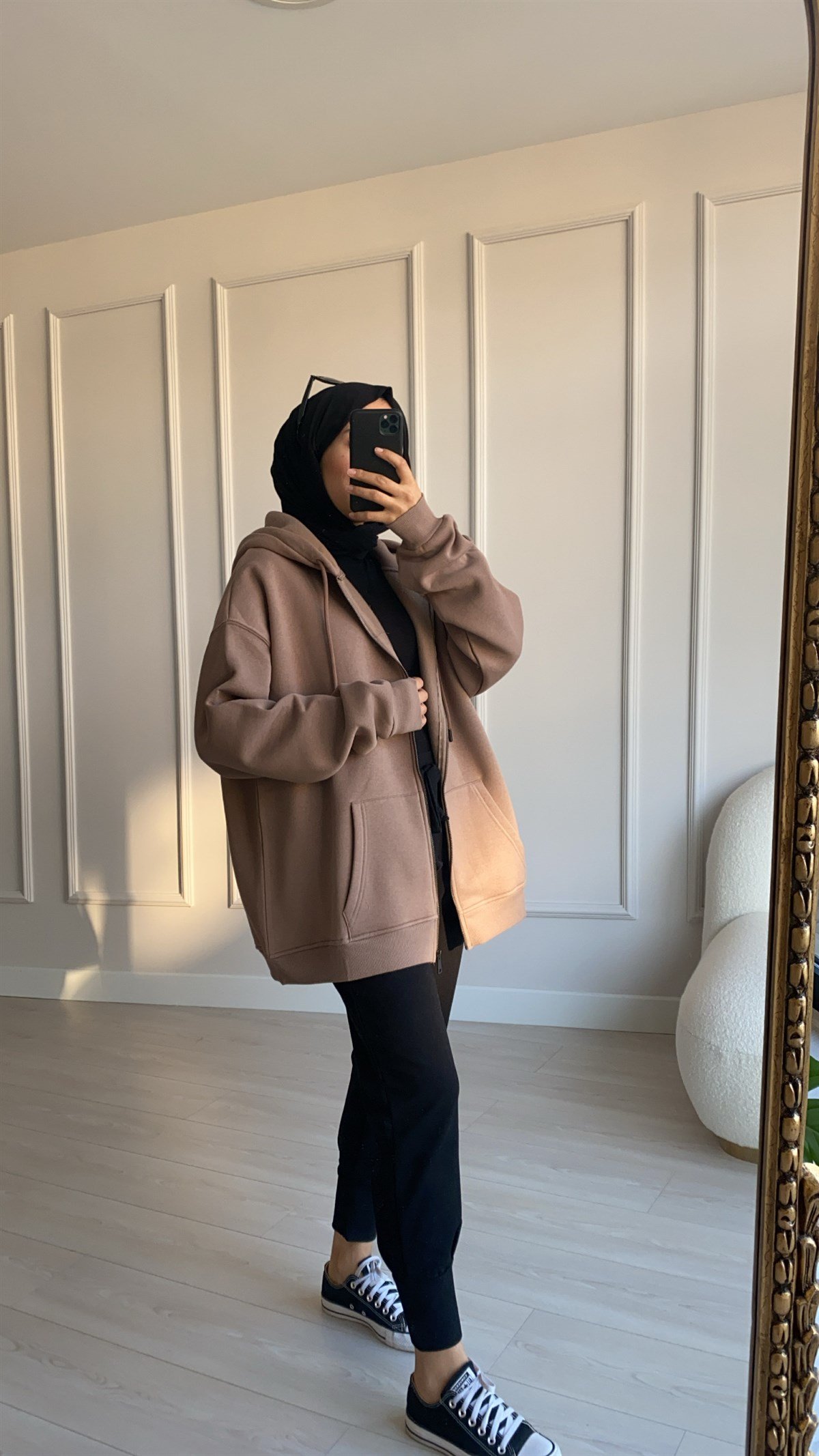 Polarlı Fermuarlı Hırka