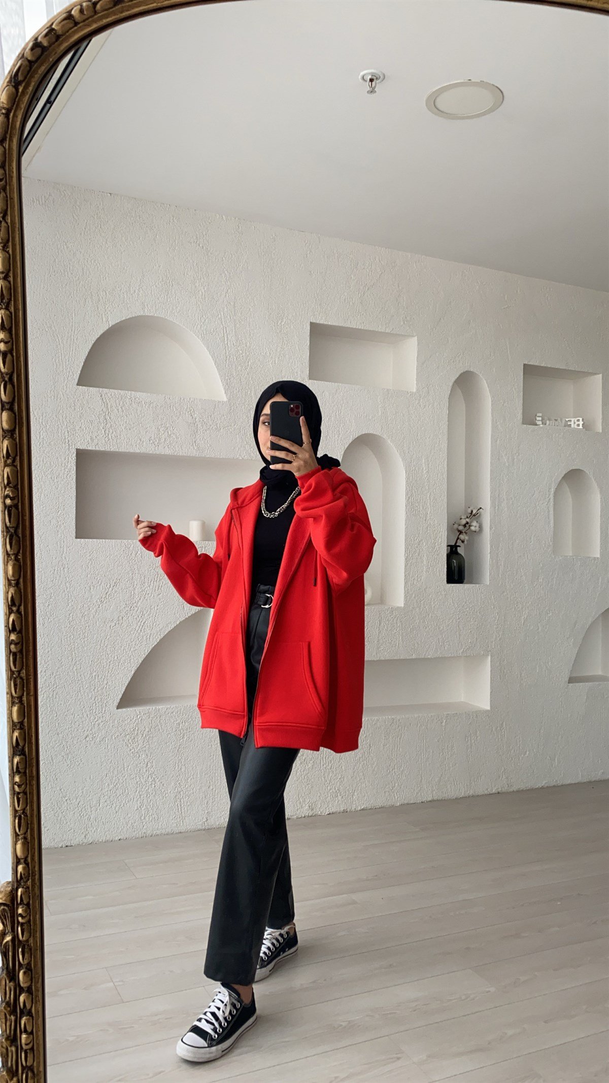 Polarlı Fermuarlı Hırka