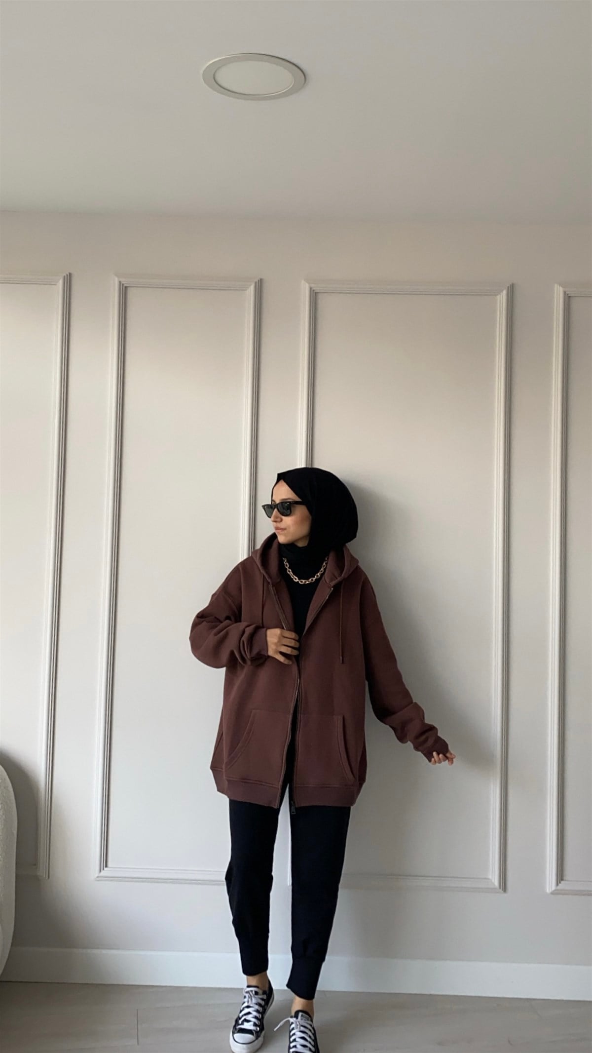 Polarlı Fermuarlı Hırka