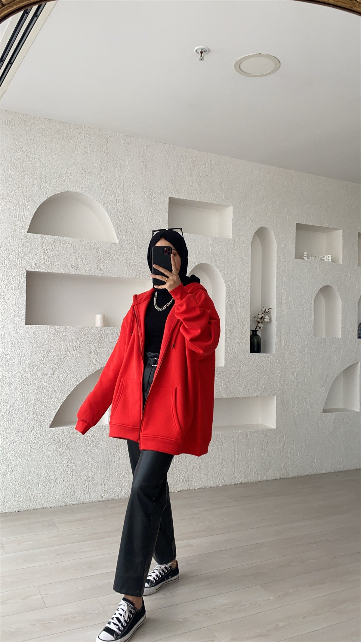 Polarlı Fermuarlı Hırka
