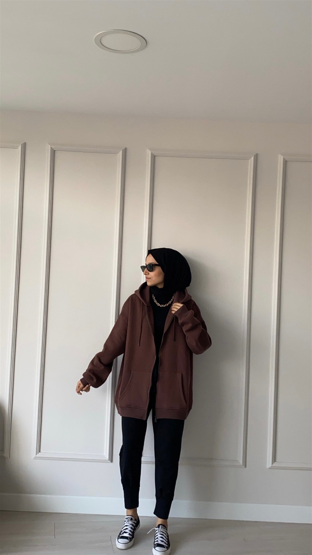Polarlı Fermuarlı Hırka
