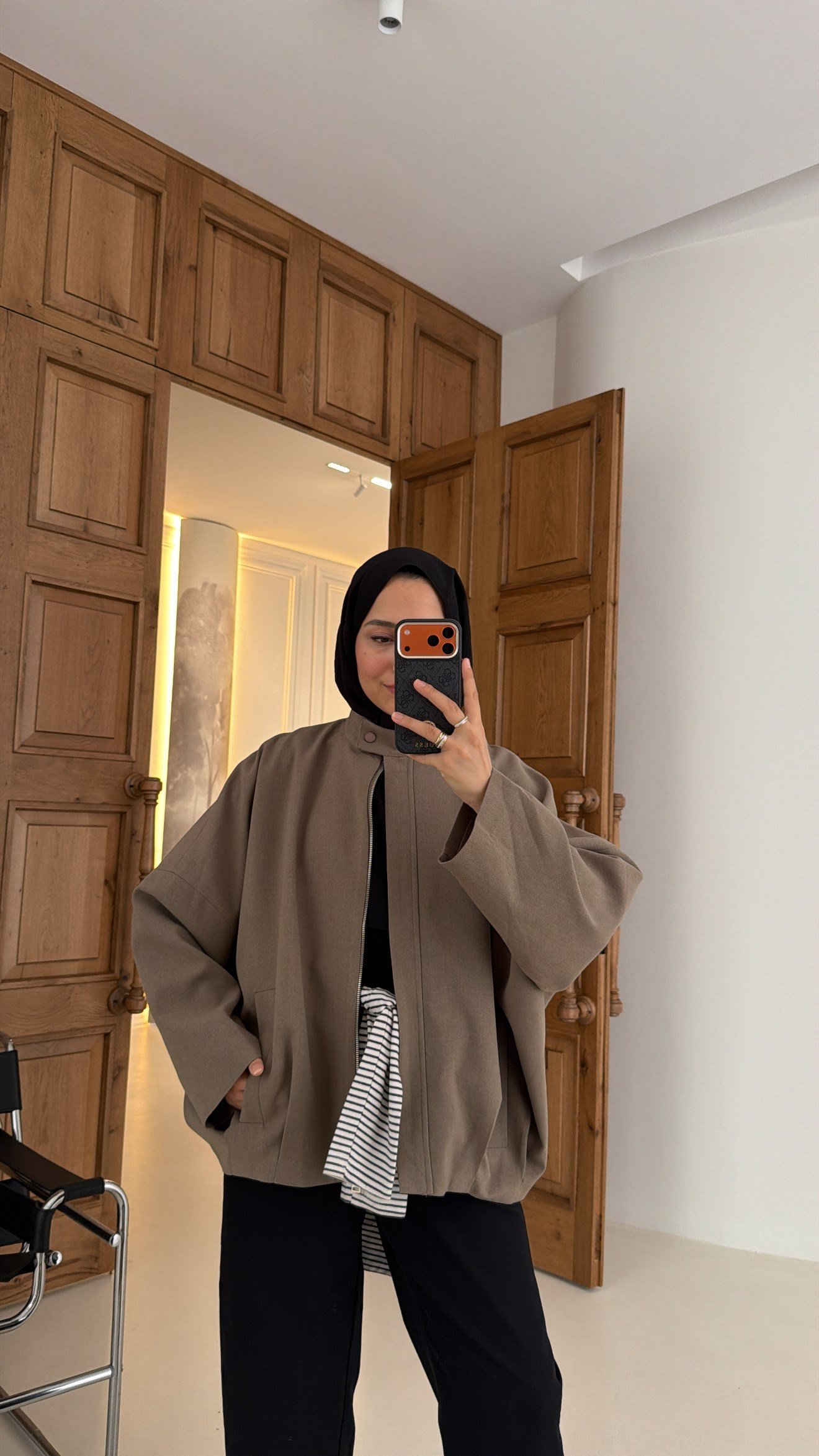 Premium Bomber Ceket Haki