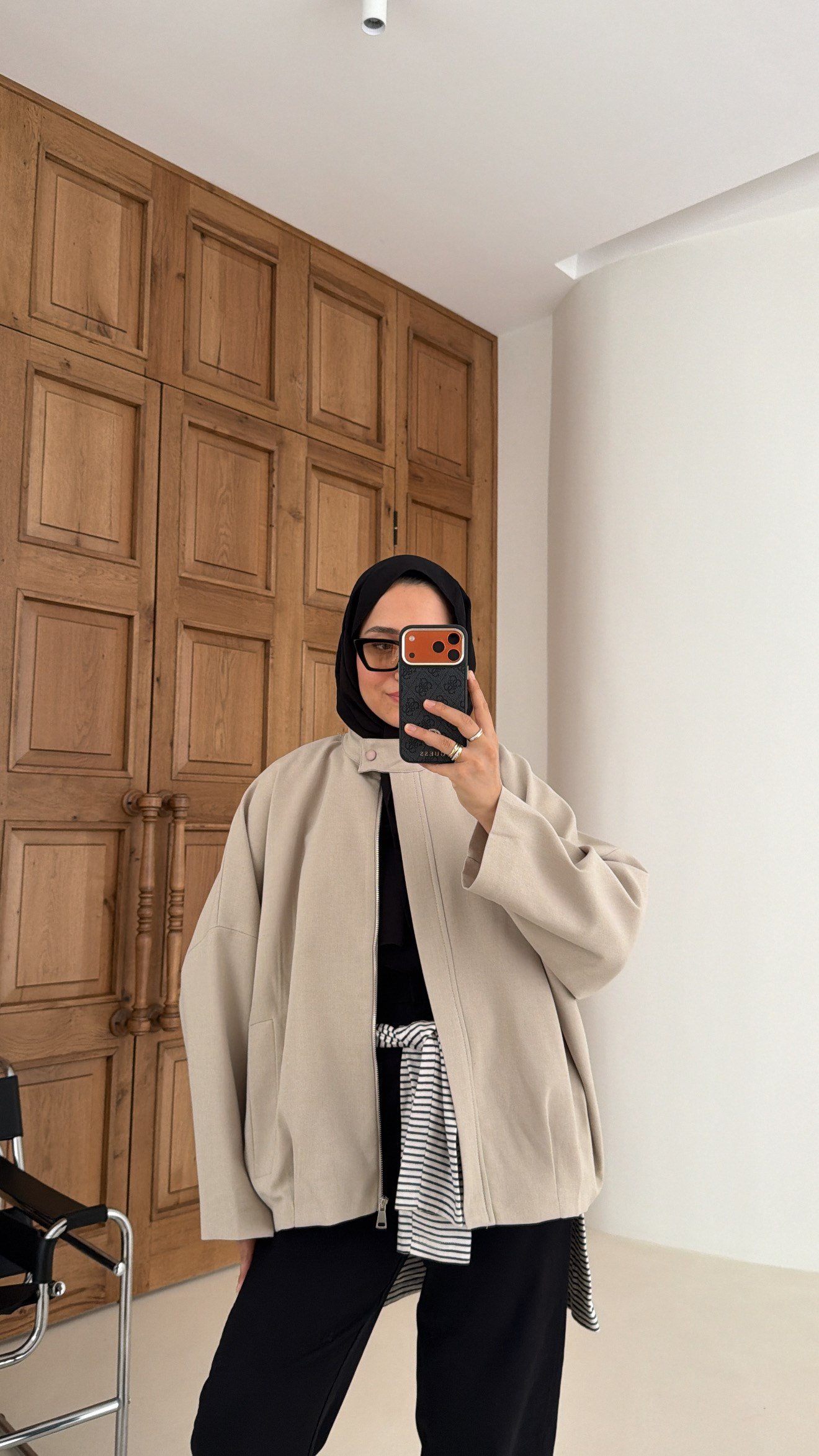 Premium Bomber Ceket Taş