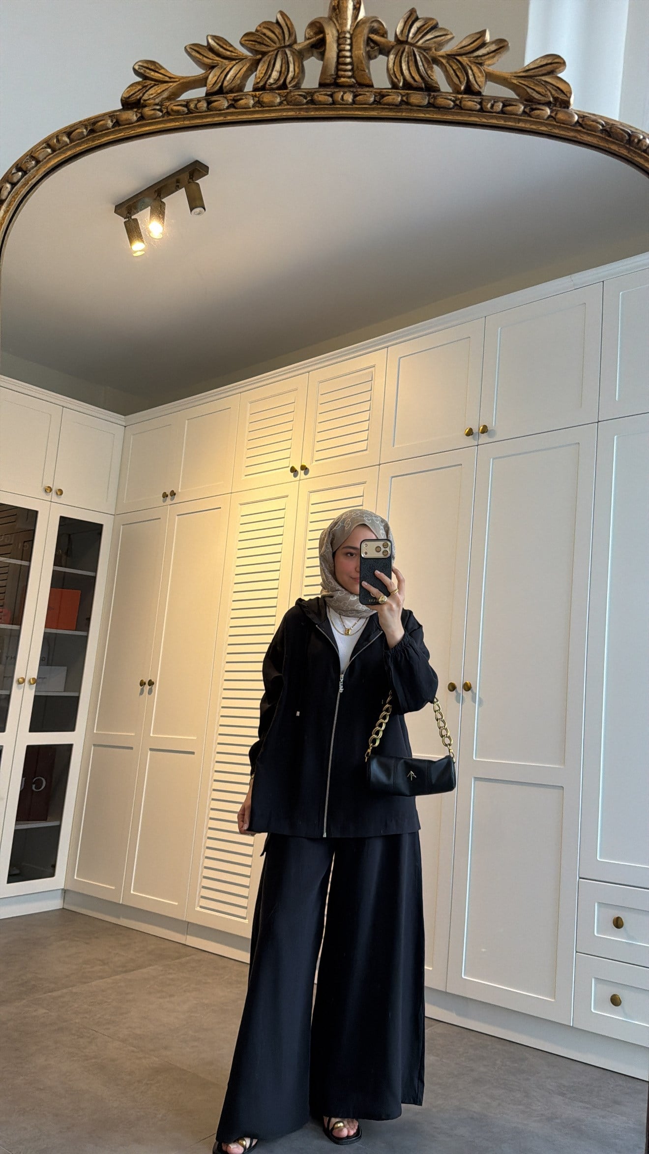 Premium Fermuarlı Tensel Takım Siyah