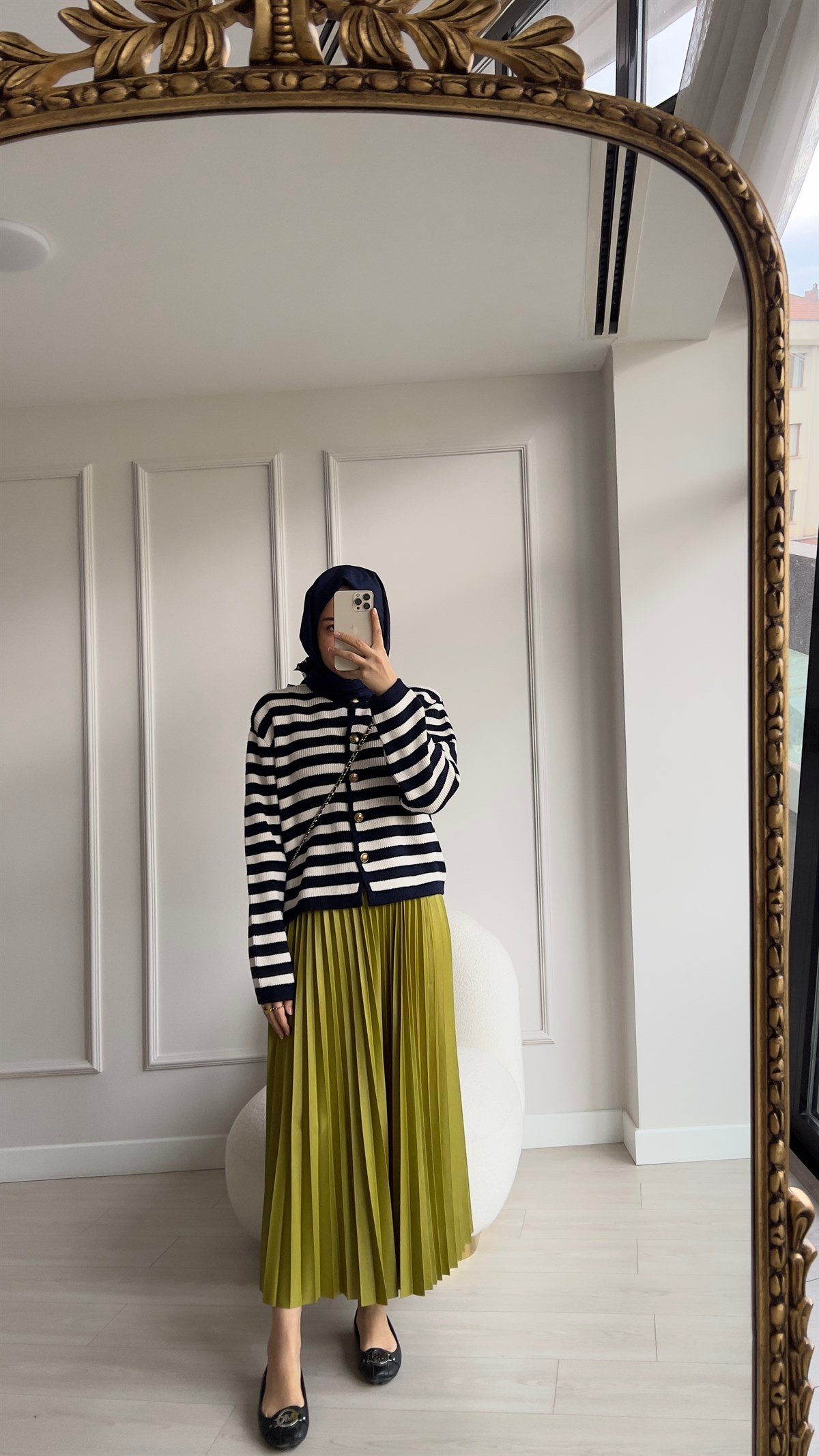 Premium Kalite Çizgili Hırka 