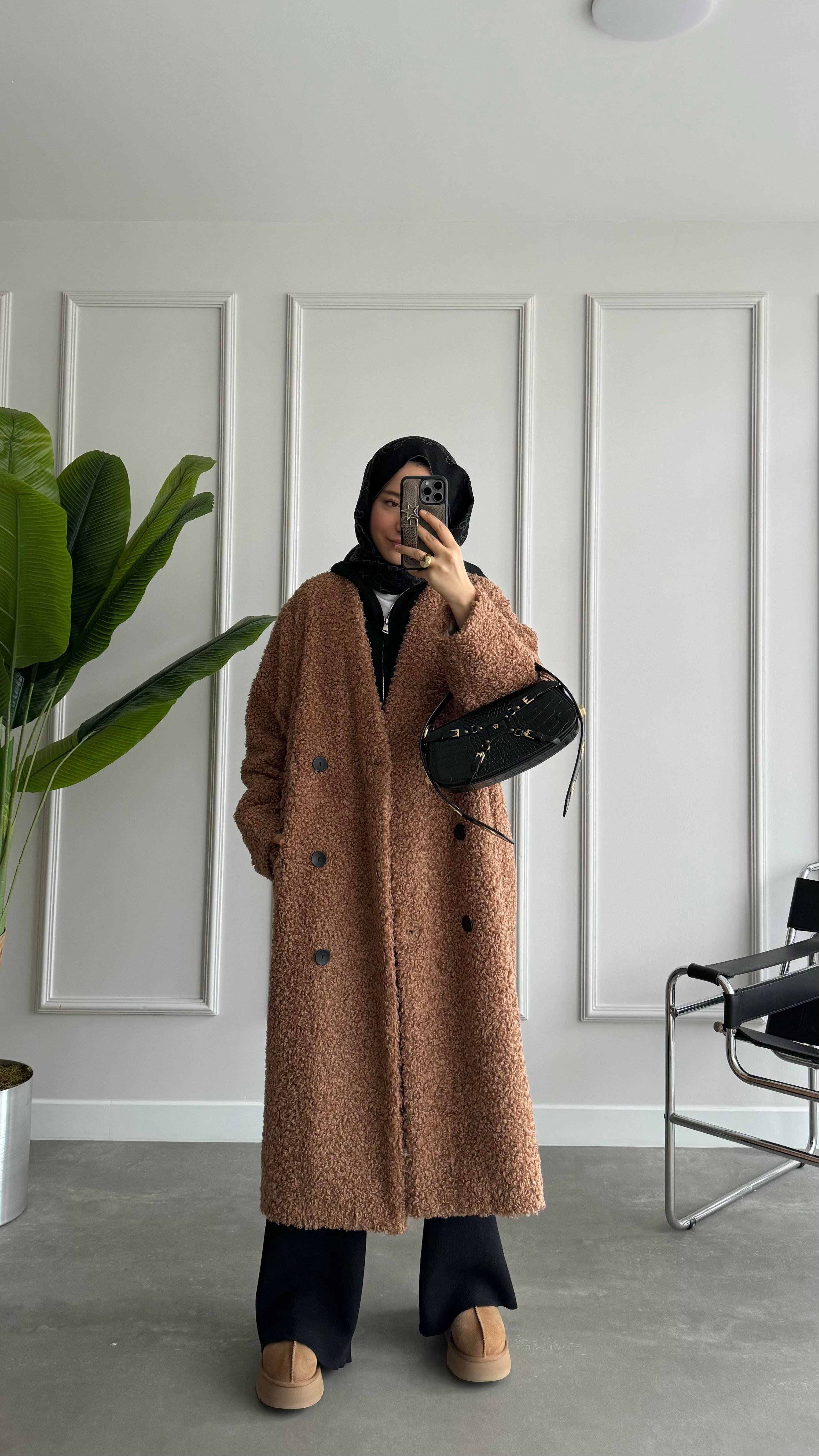 Premium Kalite Teddy Kaban Camel