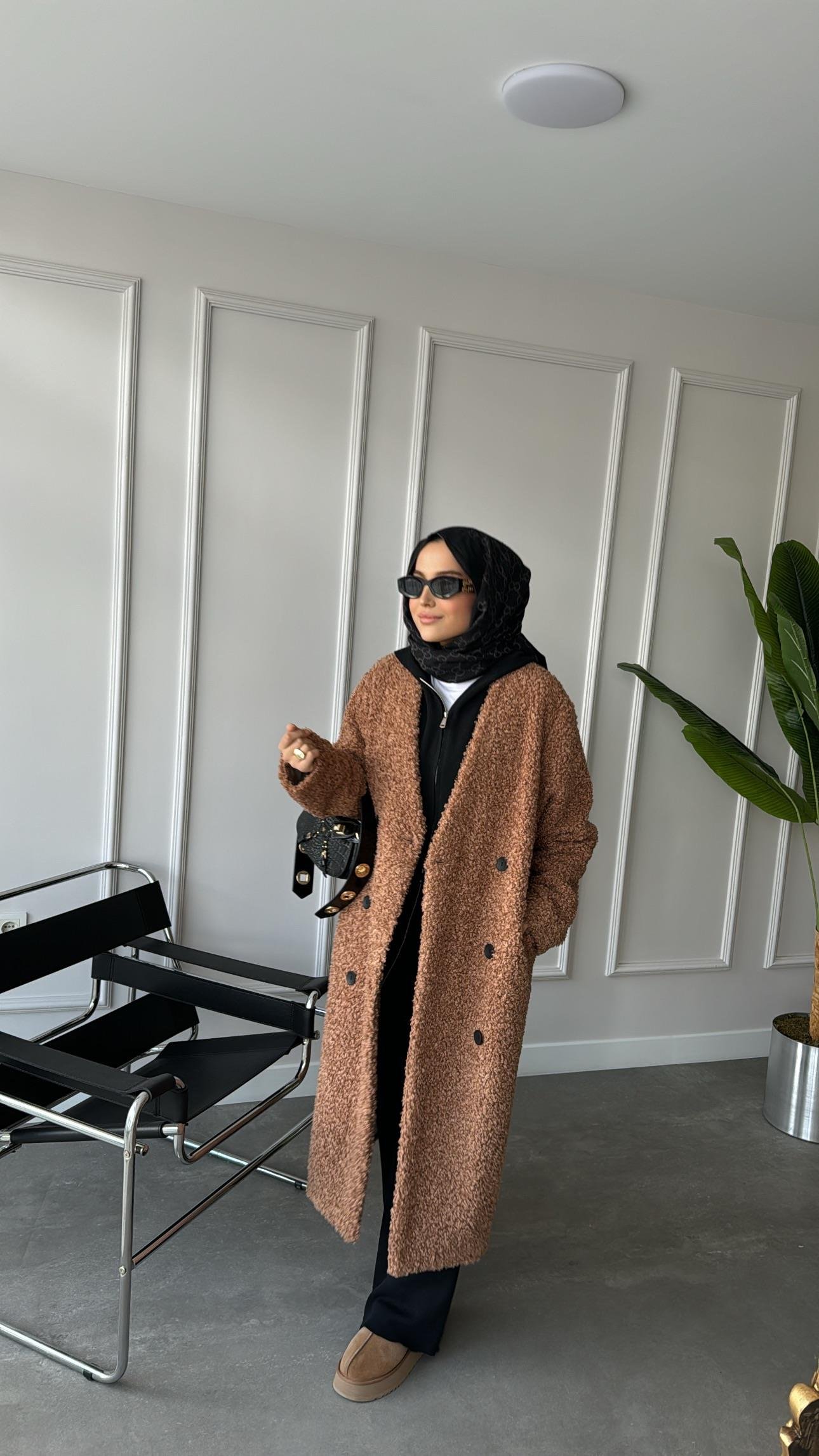 Premium Kalite Teddy Kaban Camel