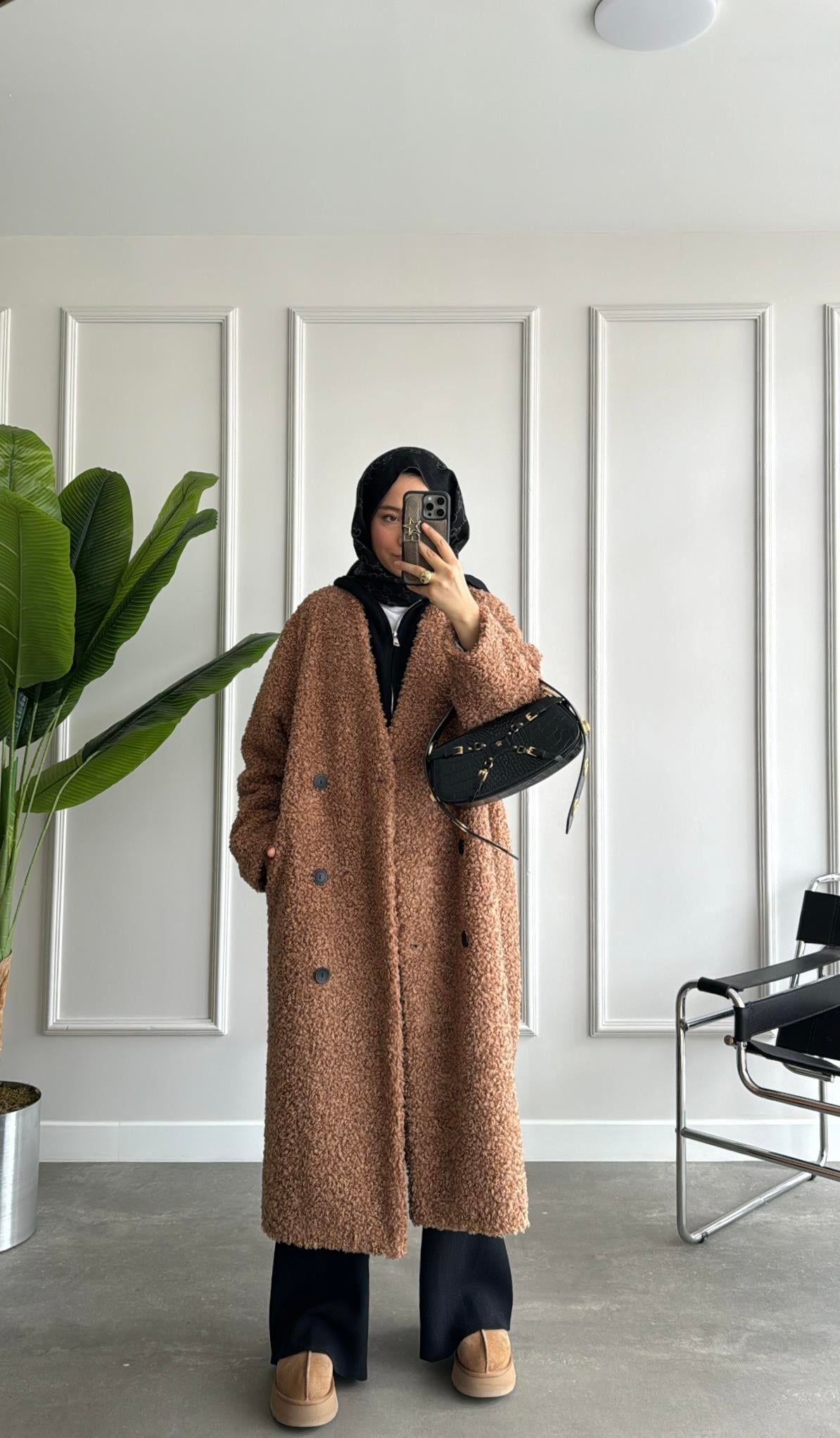Premium Kalite Teddy Kaban Camel