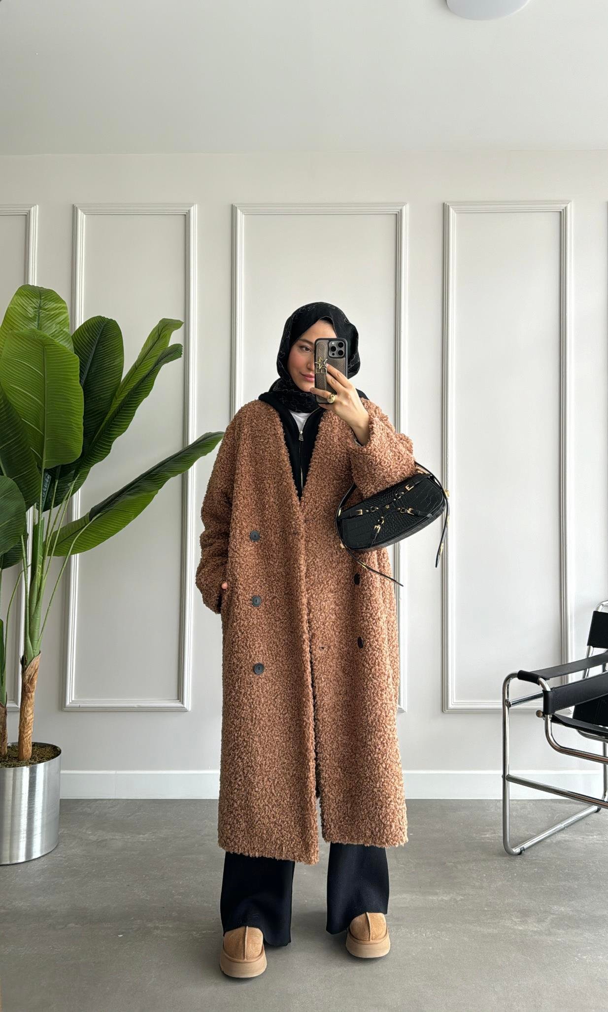 Premium Kalite Teddy Kaban Camel