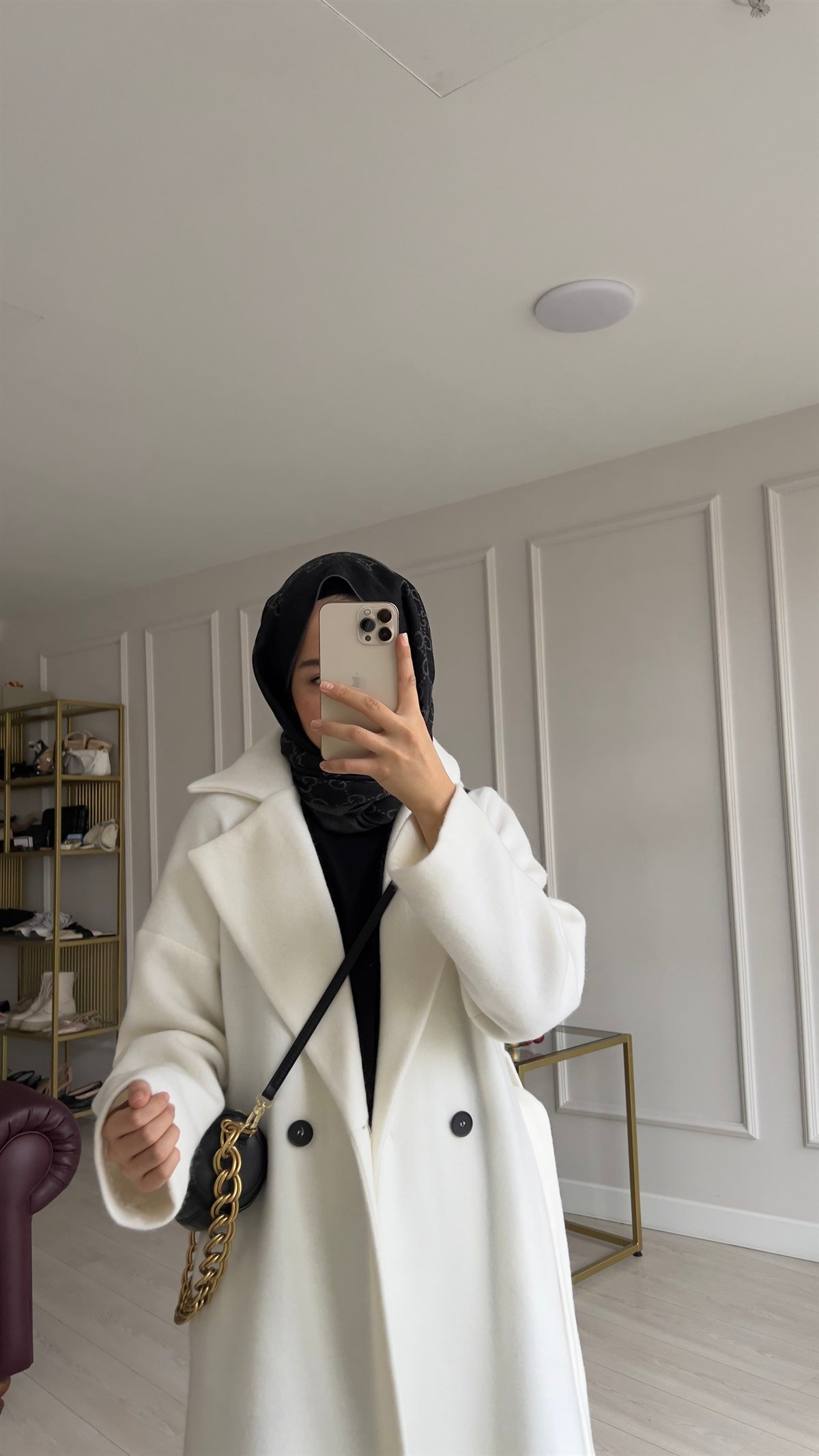 Premium Kalite Yün Kaşe Kaban 