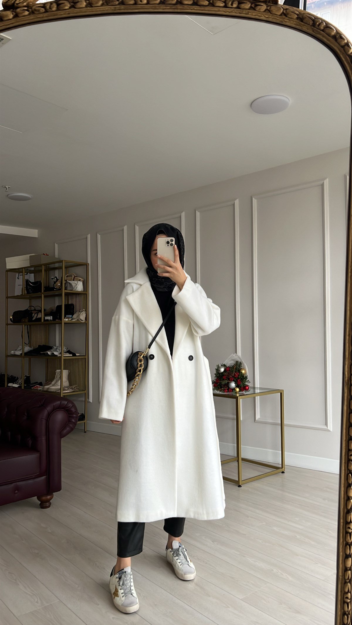 Premium Kalite Yün Kaşe Kaban 