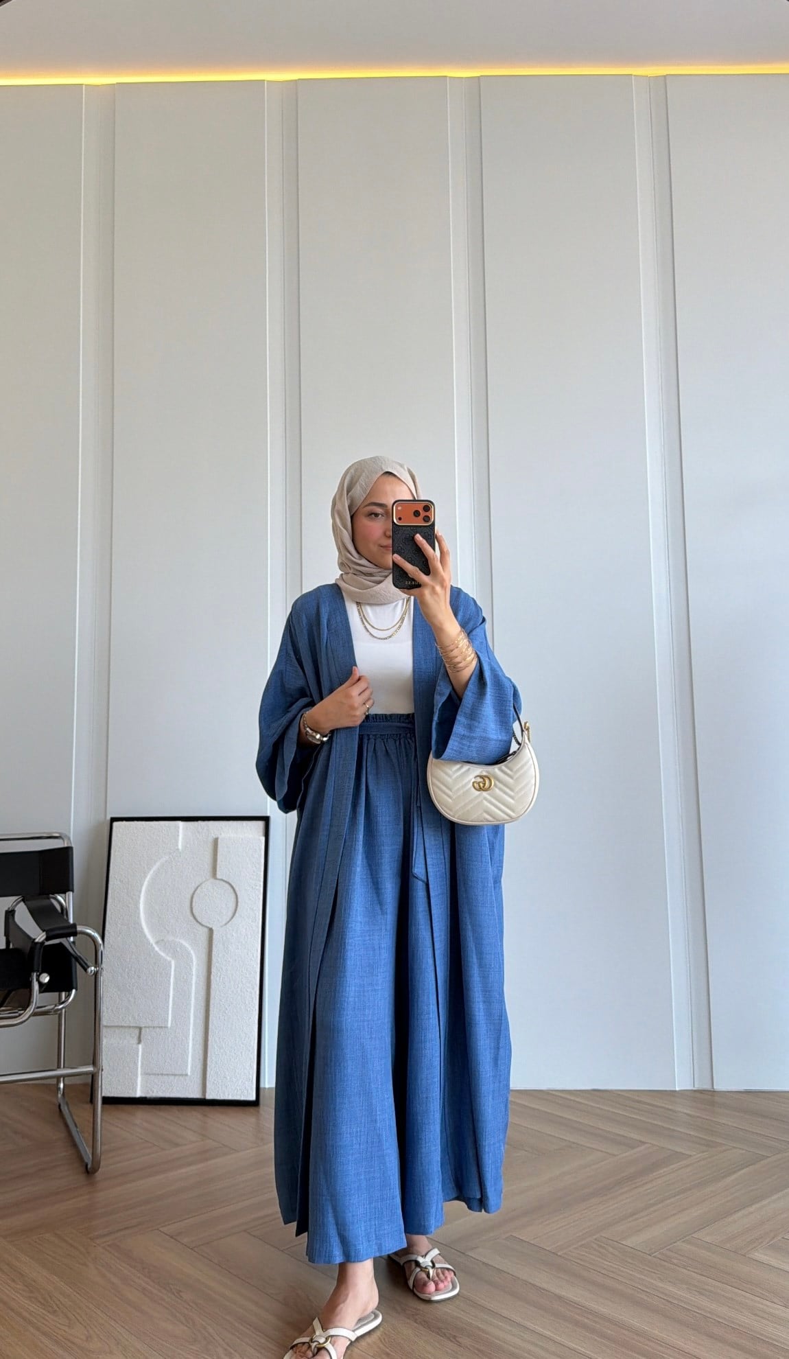 Premium Kimono Takım Mavi