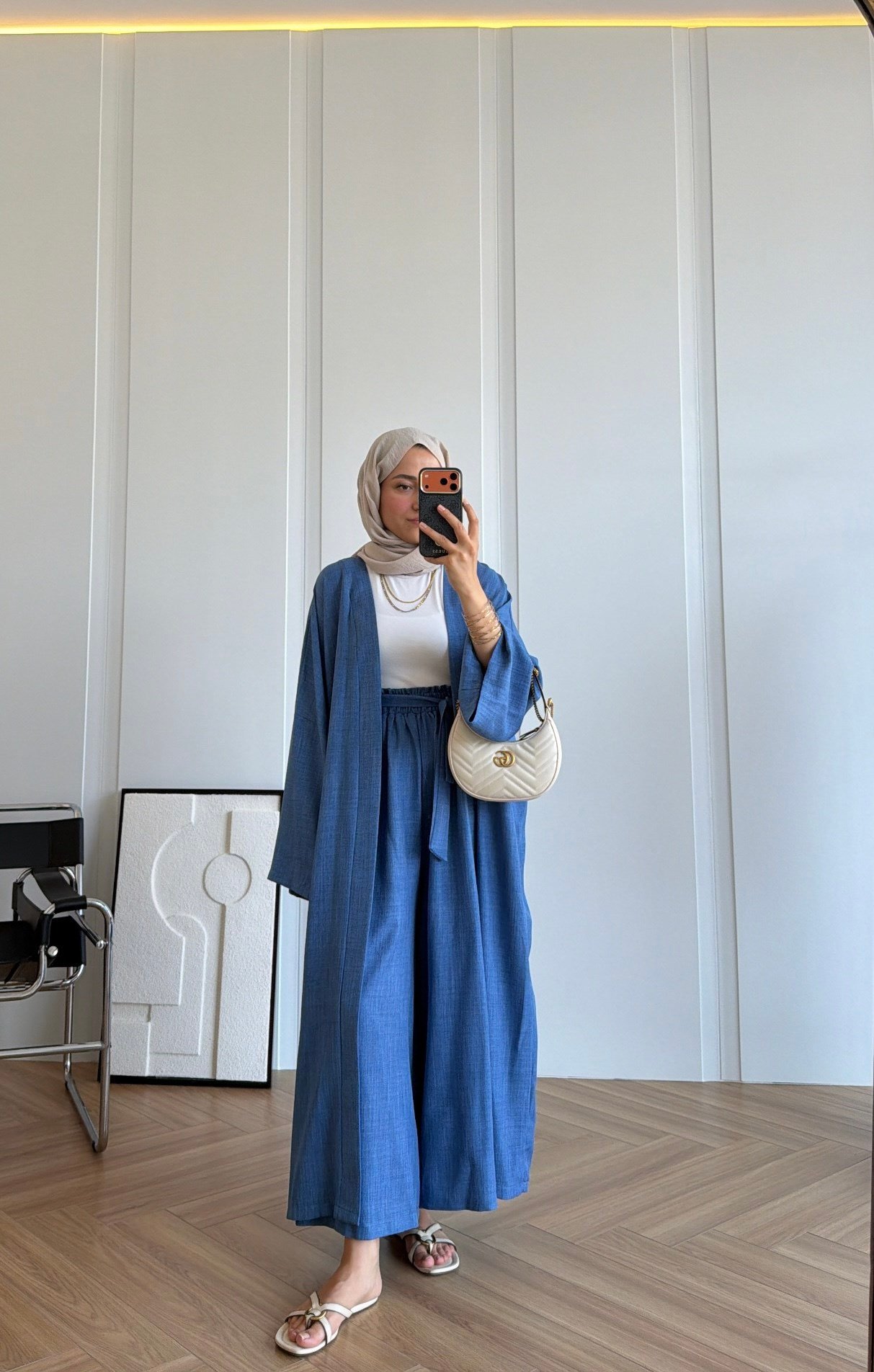 Premium Kimono Takım Mavi