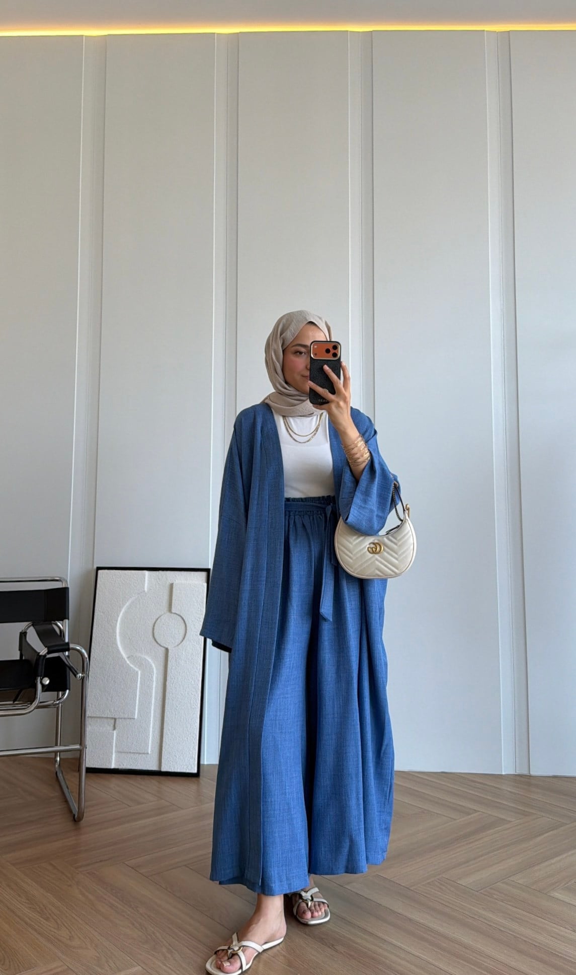 Premium Kimono Takım Mavi
