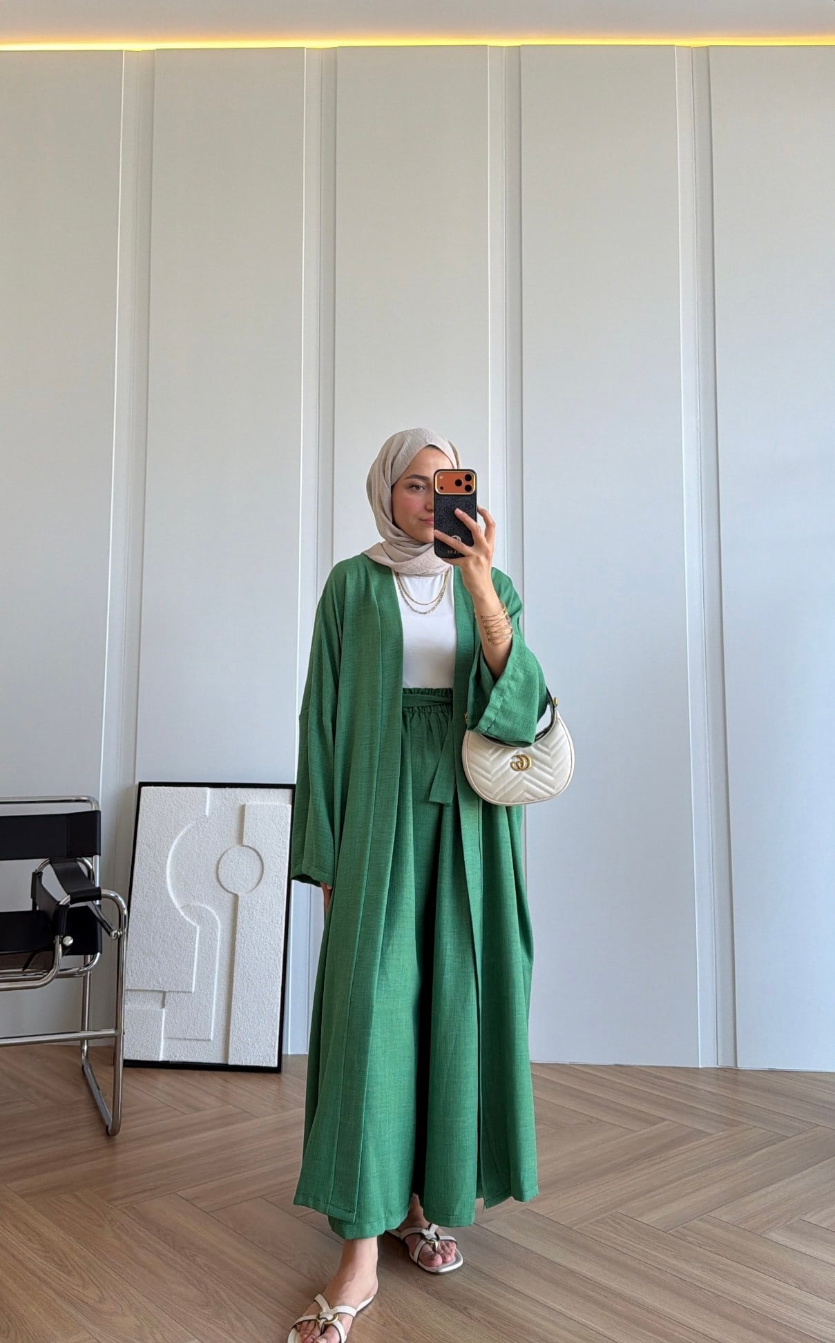 Premium Kimono Takım Yeşil
