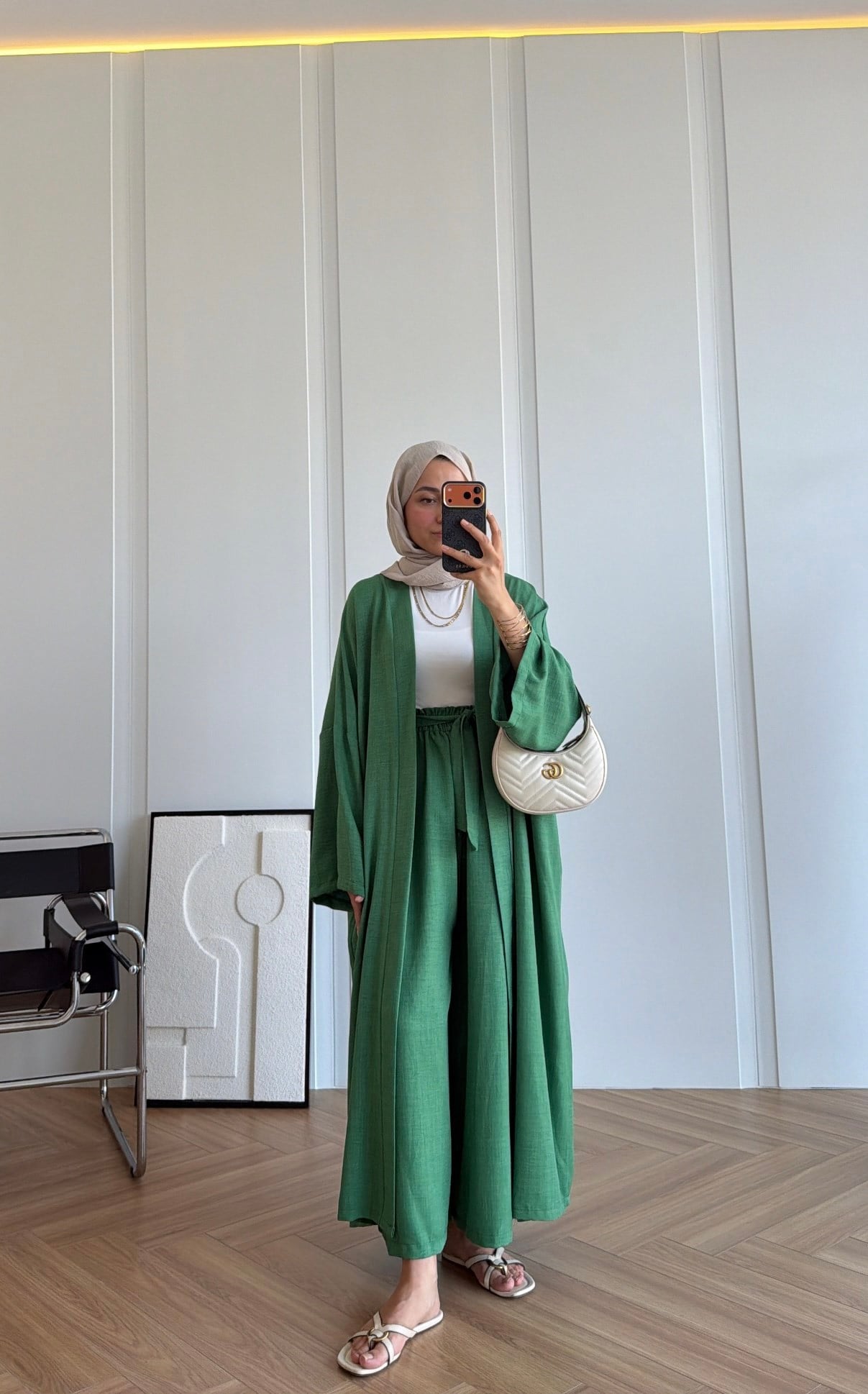 Premium Kimono Takım Yeşil