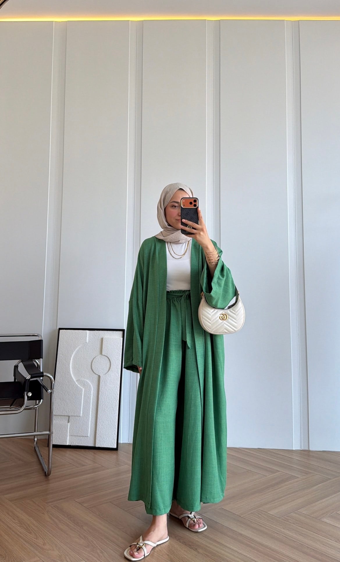 Premium Kimono Takım Yeşil