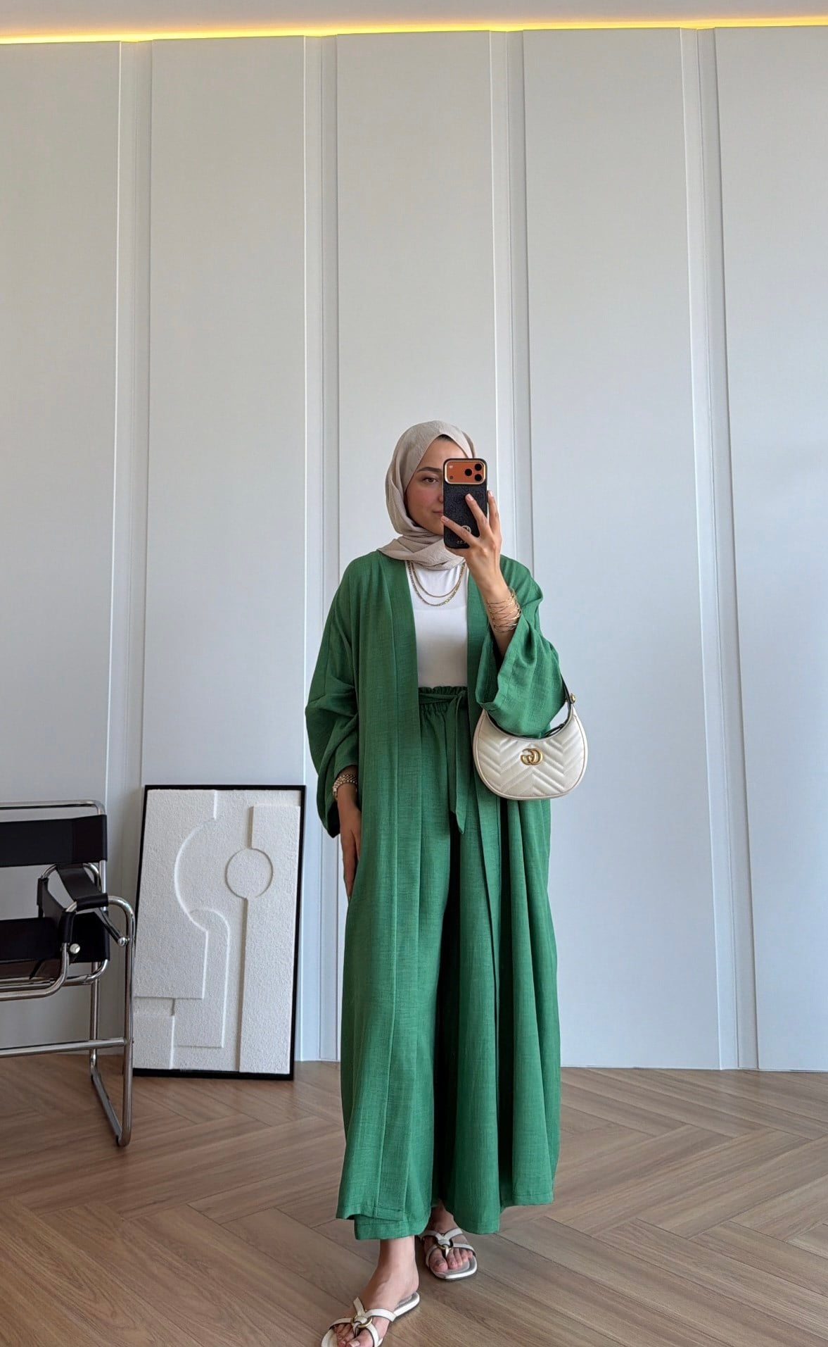 Premium Kimono Takım Yeşil
