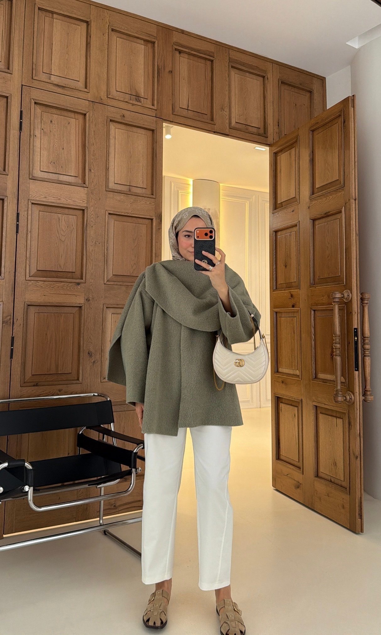 Premium Mira Atkı Detaylı Kaban Çağla