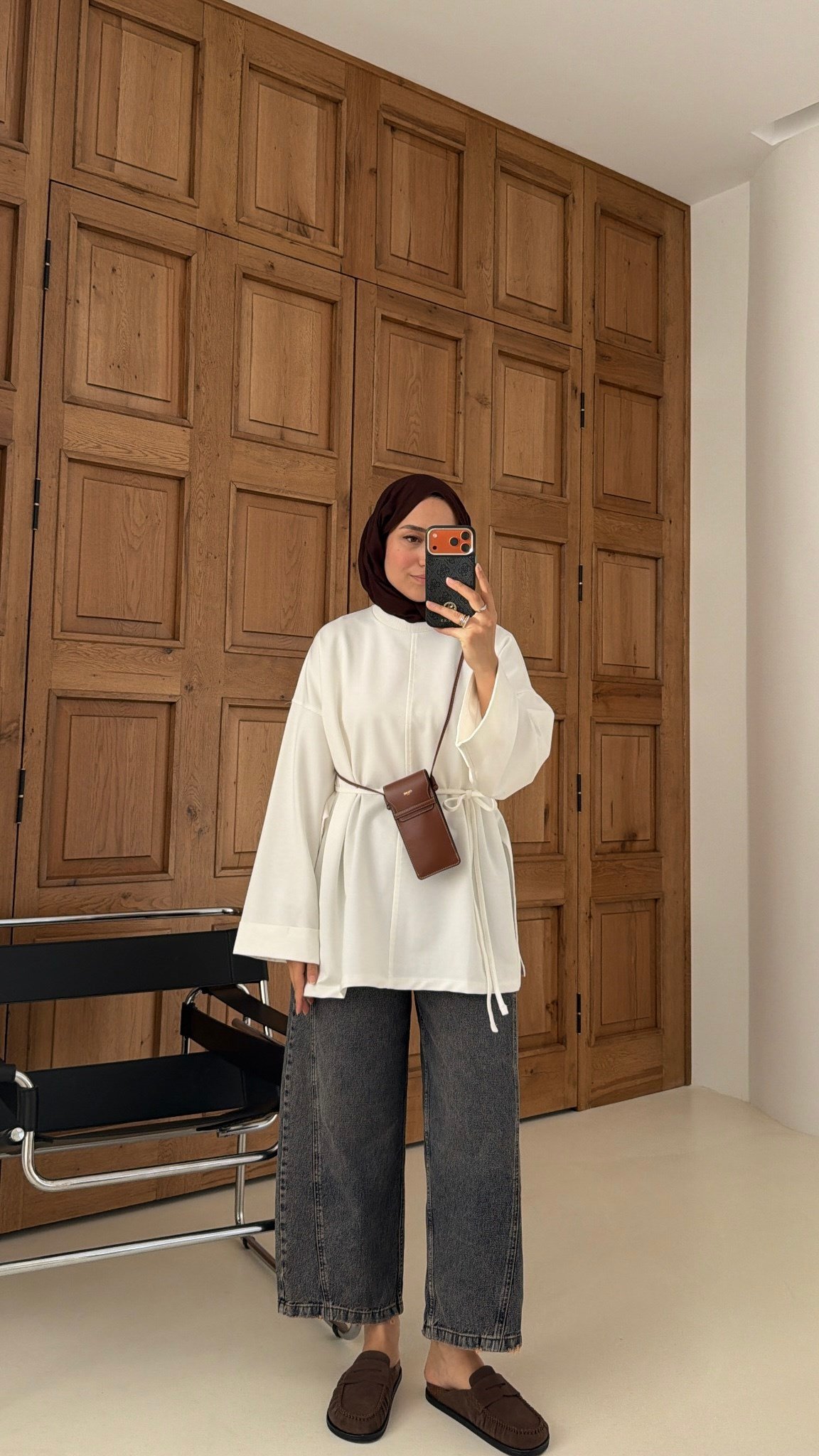 Premium Oversize Basic  Sweat Ekru
