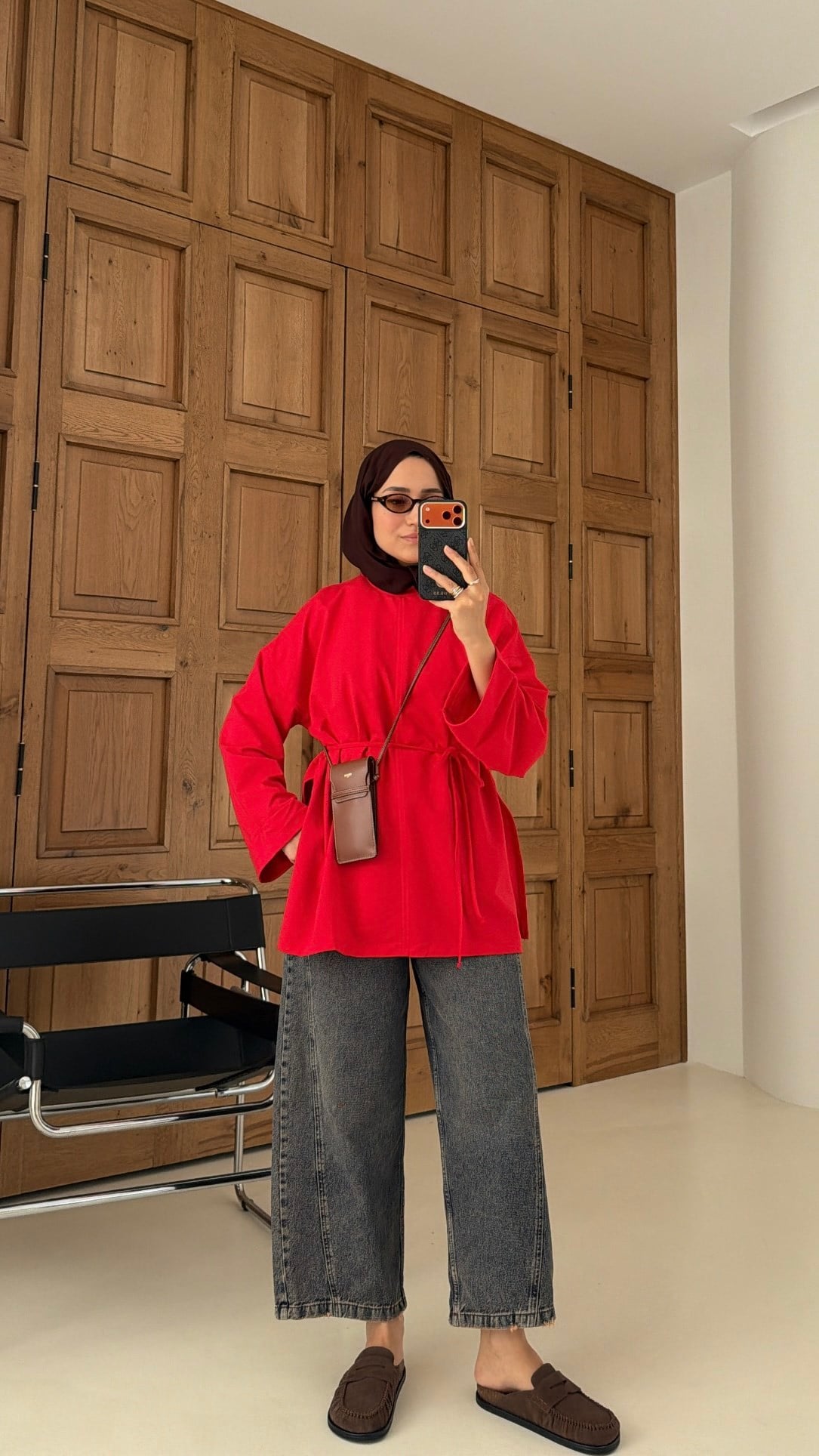 Premium Oversize Basic  Sweat Kırmızı