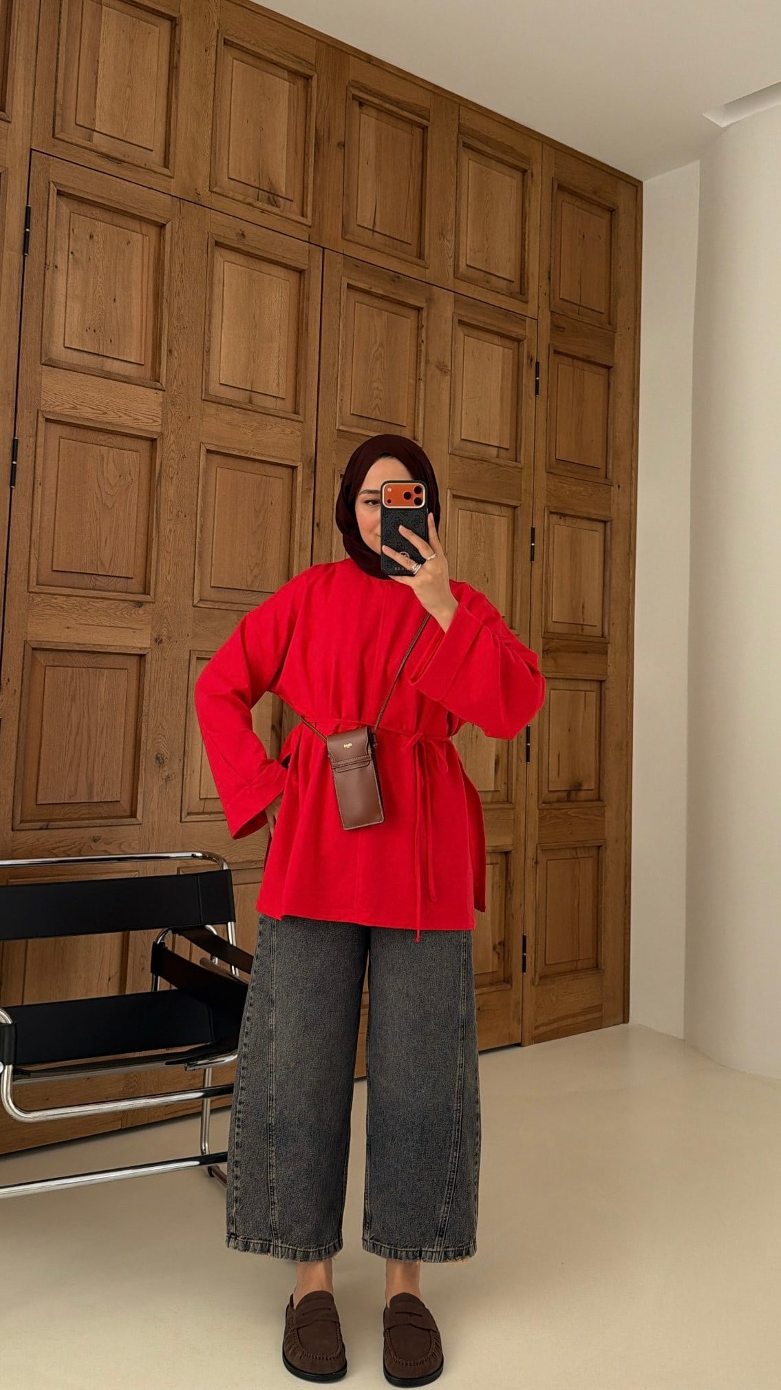 Premium Oversize Basic  Sweat Kırmızı