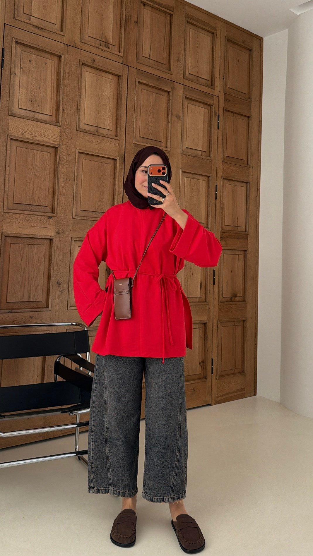 Premium Oversize Basic  Sweat Kırmızı