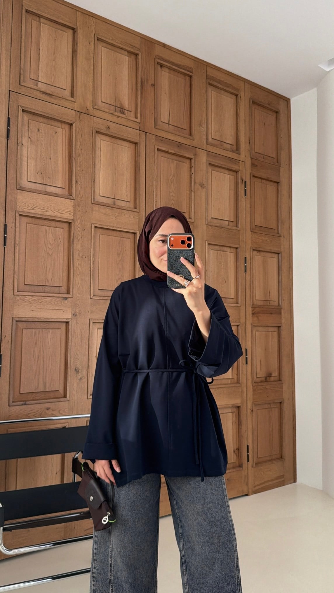 Premium Oversize Basic  Sweat Lacivert