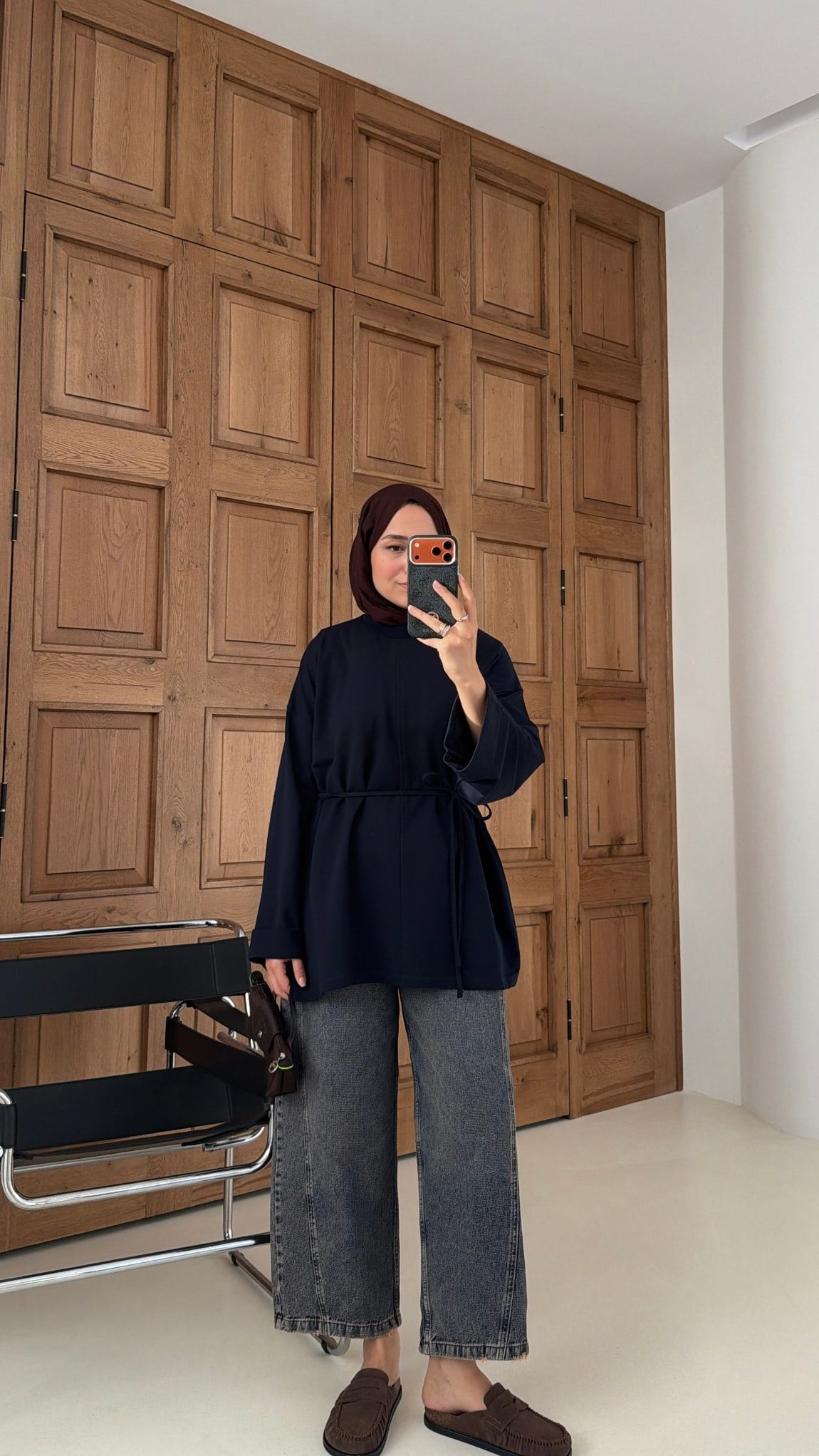 Premium Oversize Basic  Sweat Lacivert