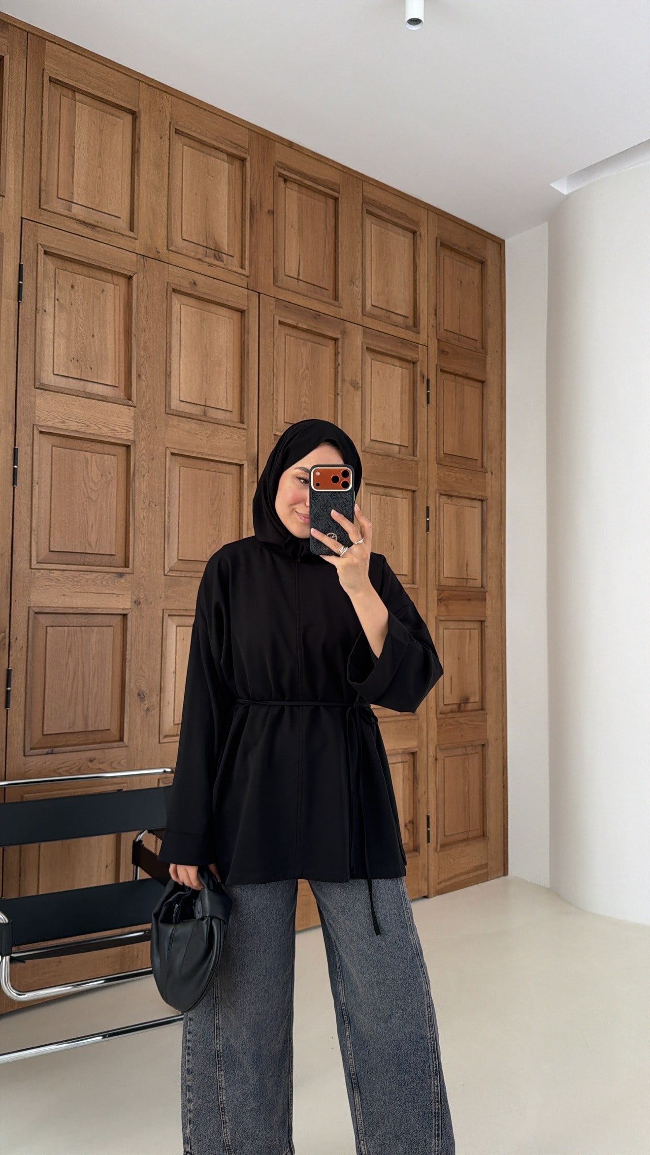 Premium Oversize Basic  Sweat Siyah