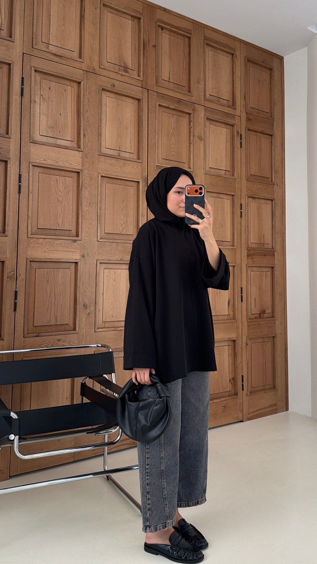 Premium Oversize Basic  Sweat Siyah