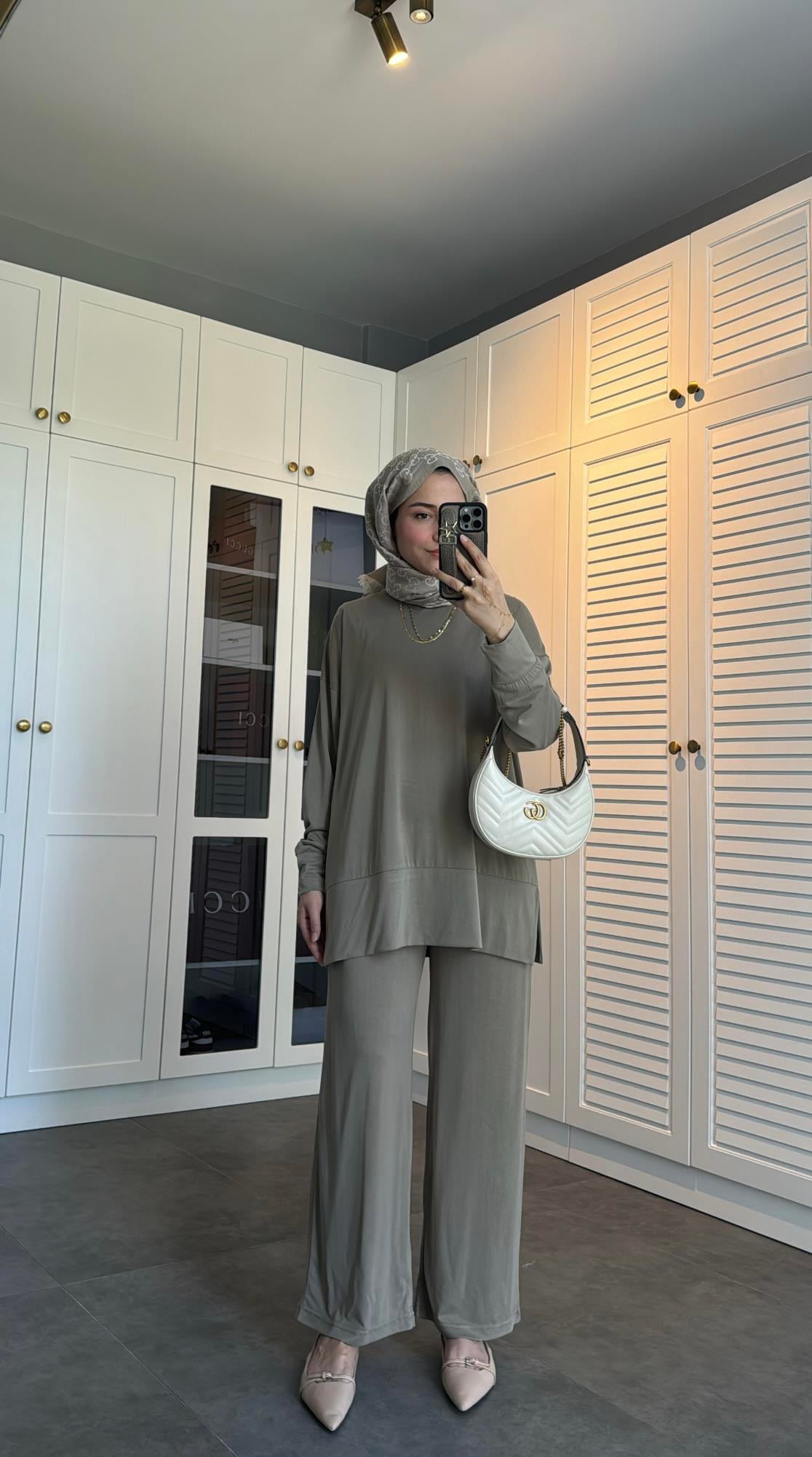 Premium Oysh Muadil Takım Bej