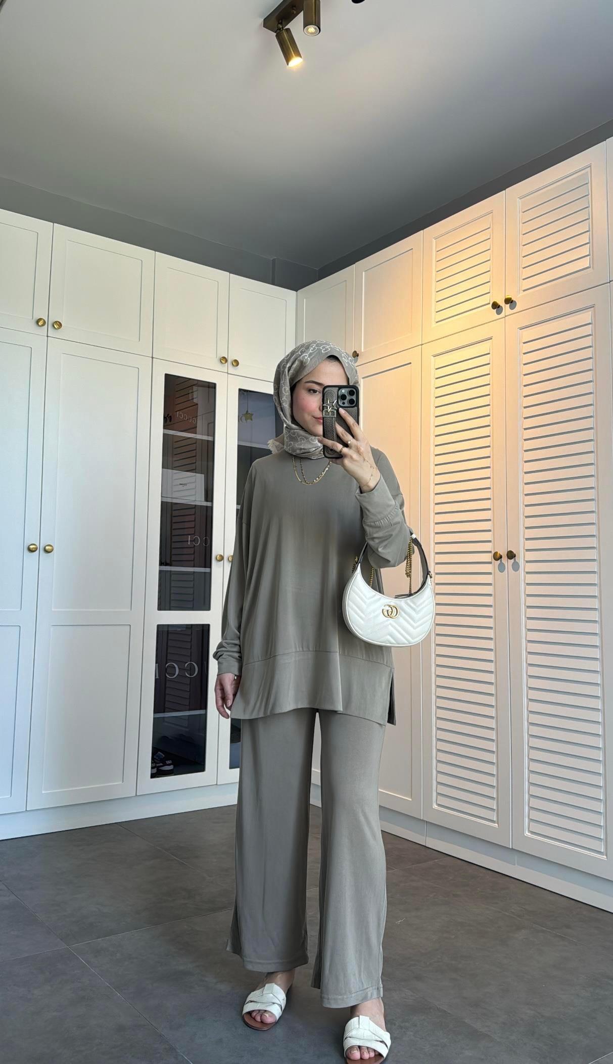 Premium Oysh Muadil Takım Bej