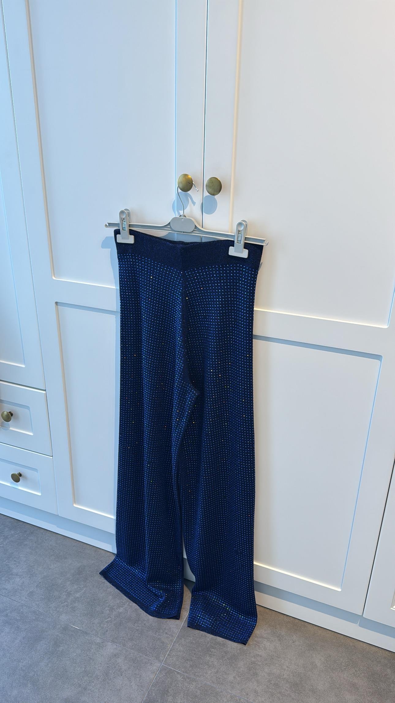 Premium Taşlı Pantolon Lacivert