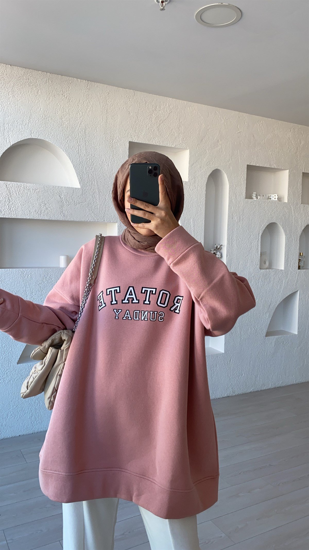 Rotate Şardonlu Sweat