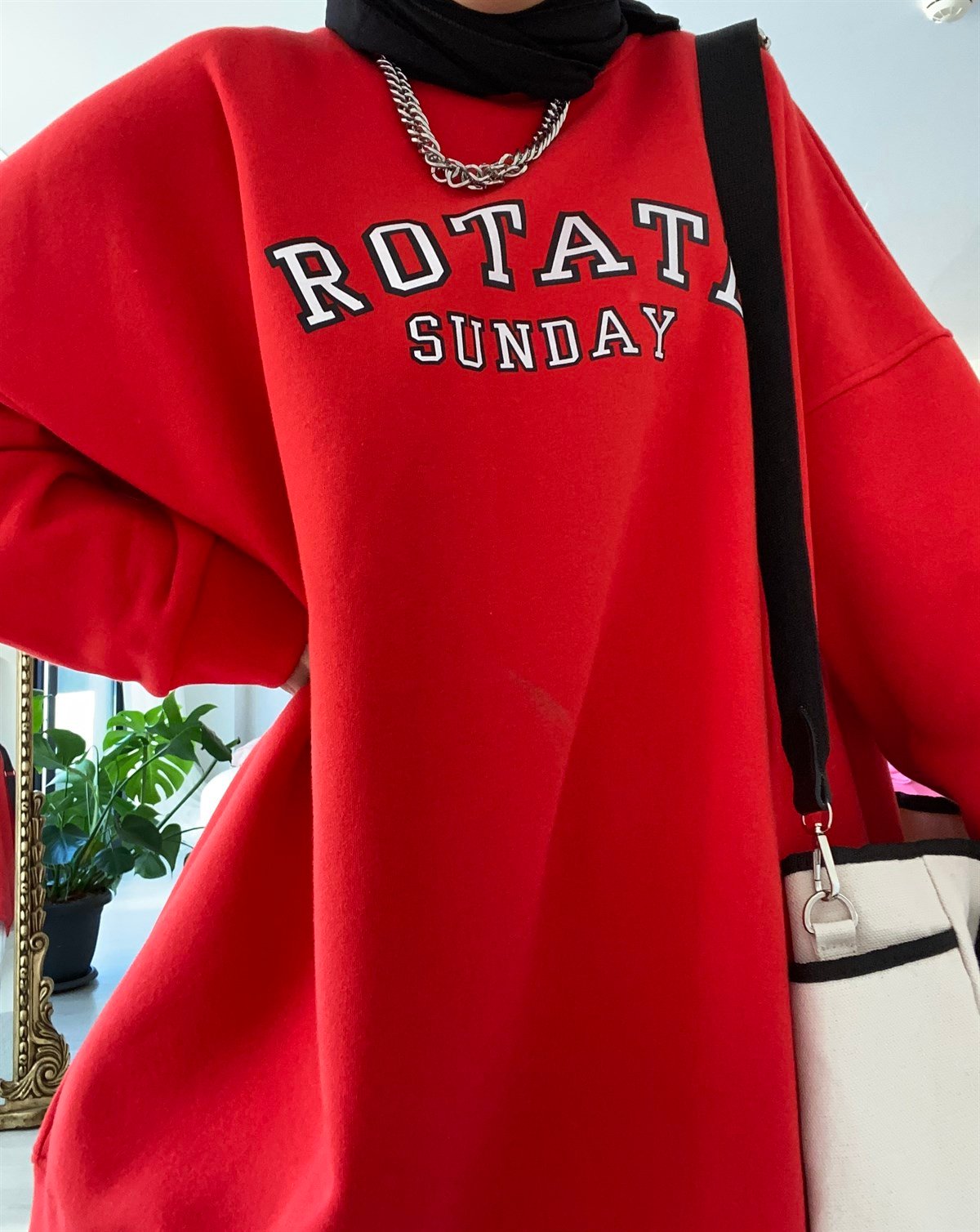 Rotate Şardonlu Sweat