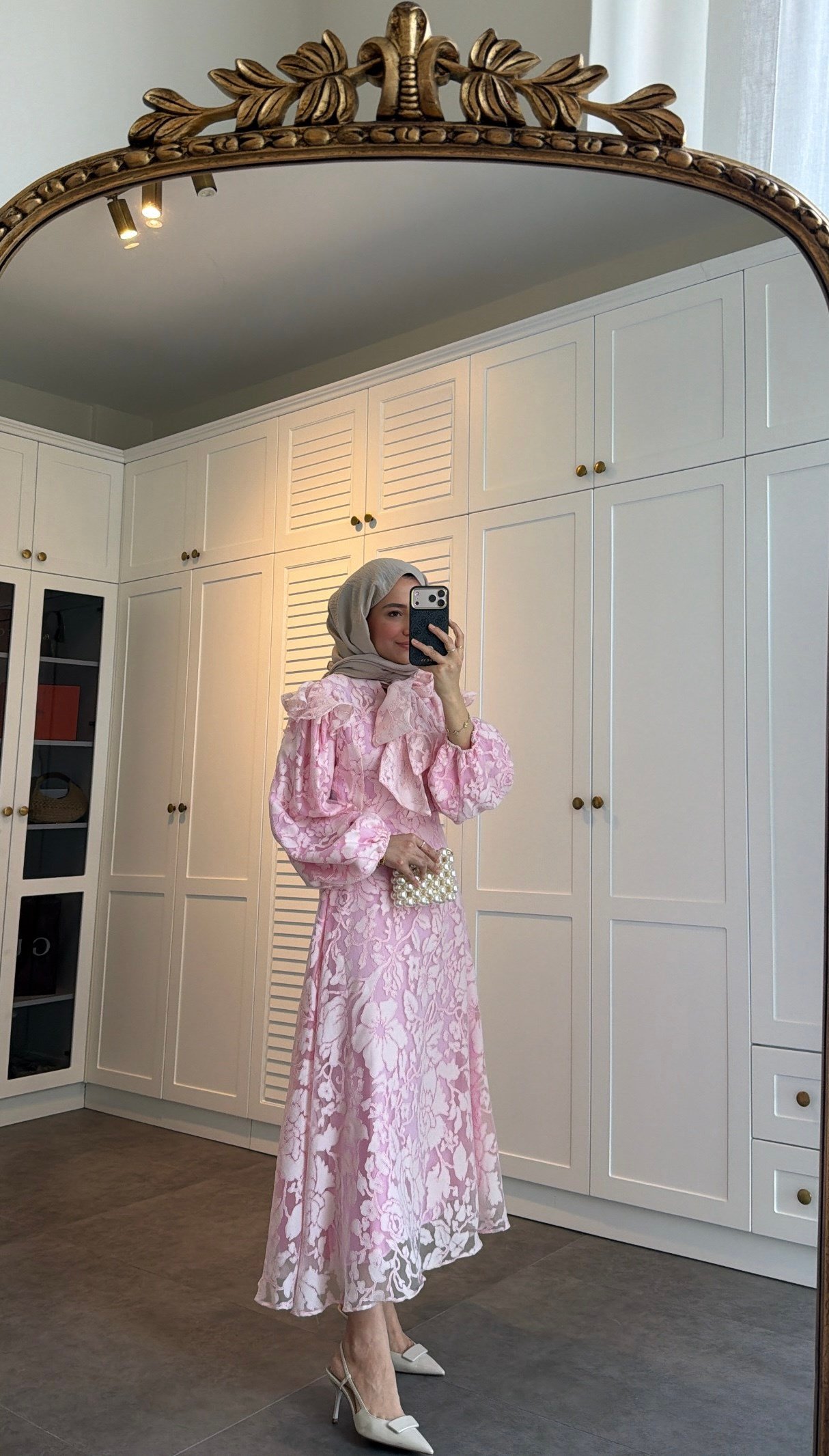 Royal Premium Elbise Pembe