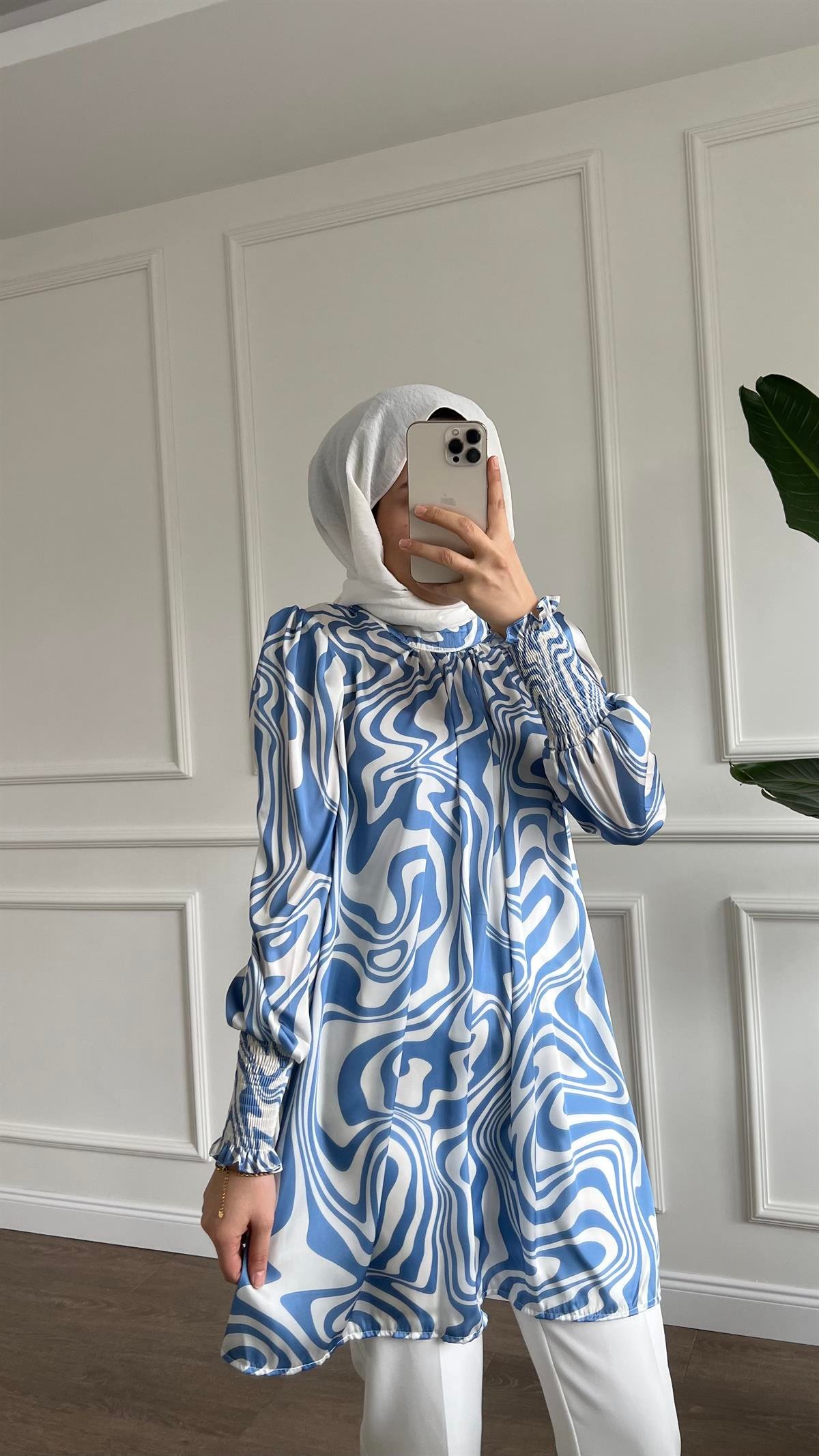 Saten Gipeli Tunik