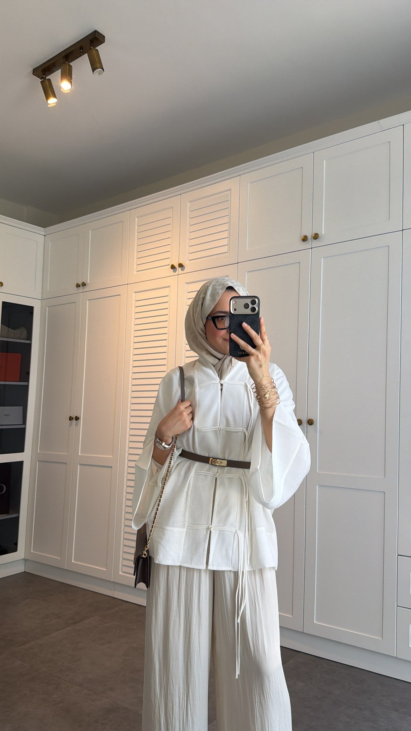 Sedef Tül Premium Kimono  Beyaz