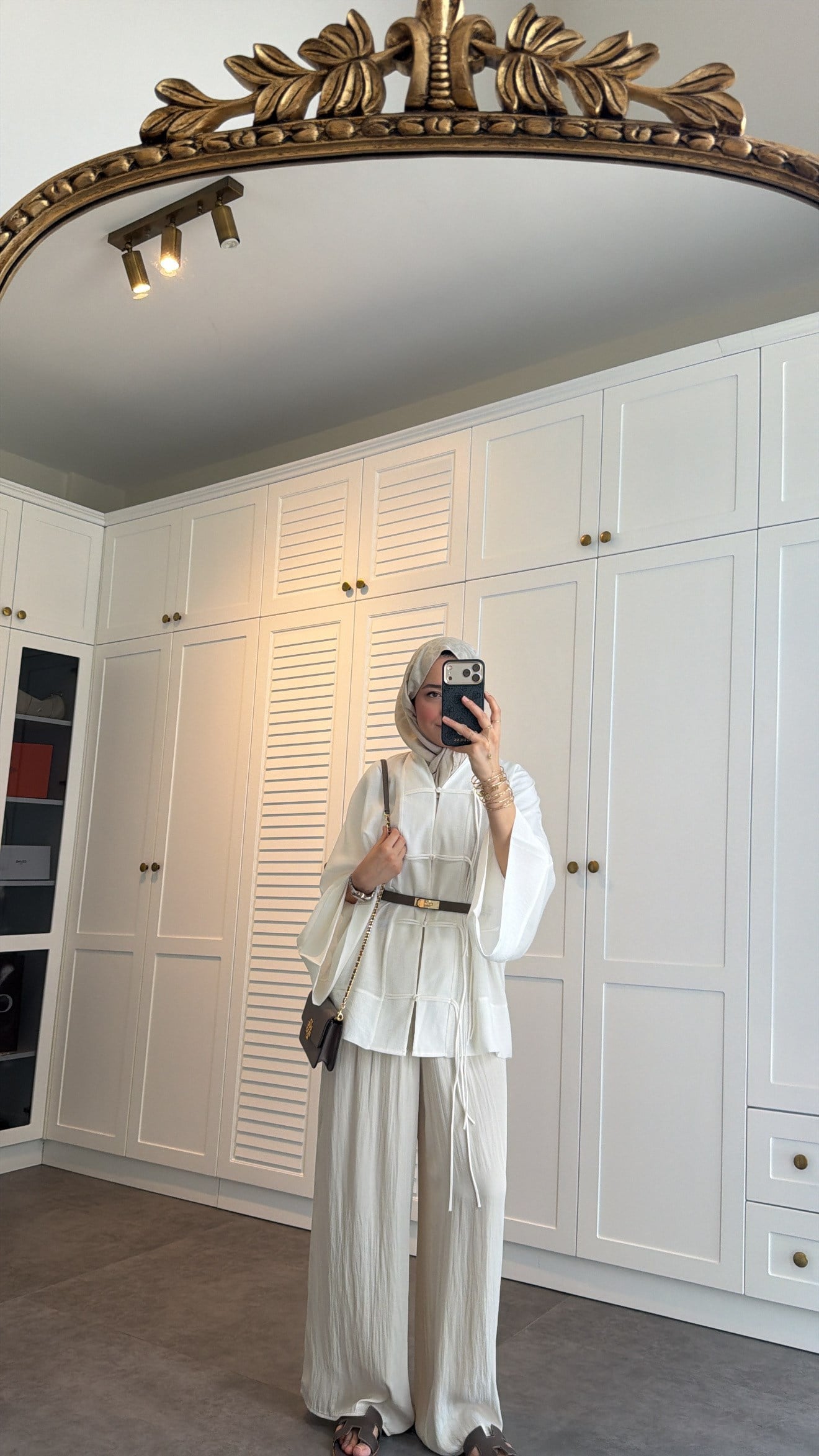 Sedef Tül Premium Kimono  Beyaz